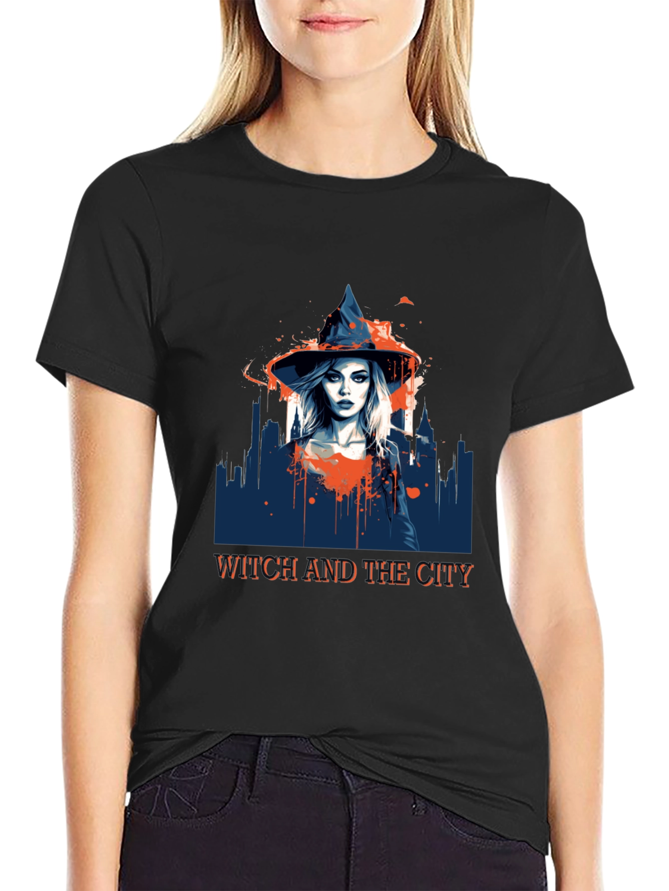 Witch and the City Graphic Tee - Stylish Unisex T-Shirt