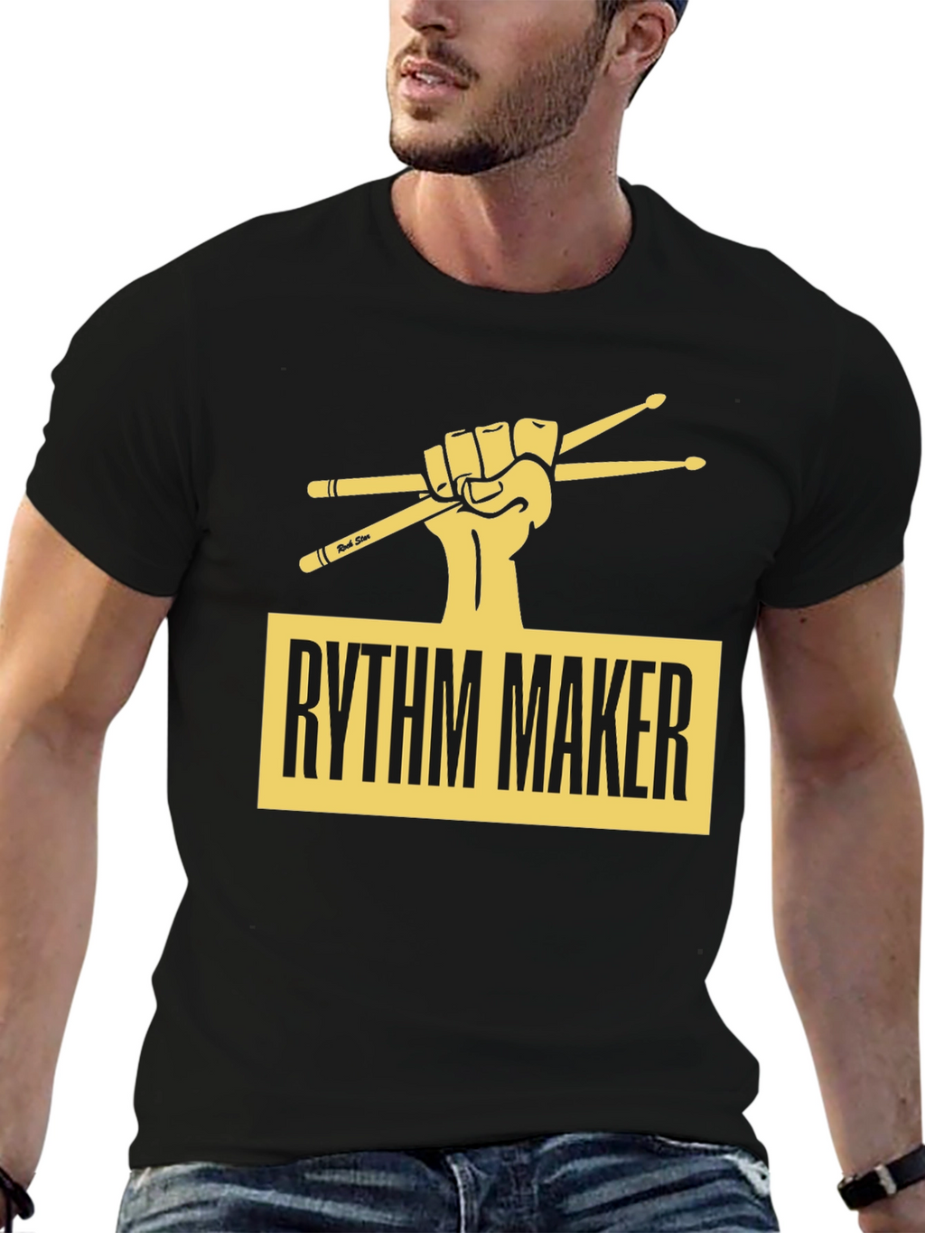 Rhythm Maker Drummer T-Shirt - Music Lover Tee