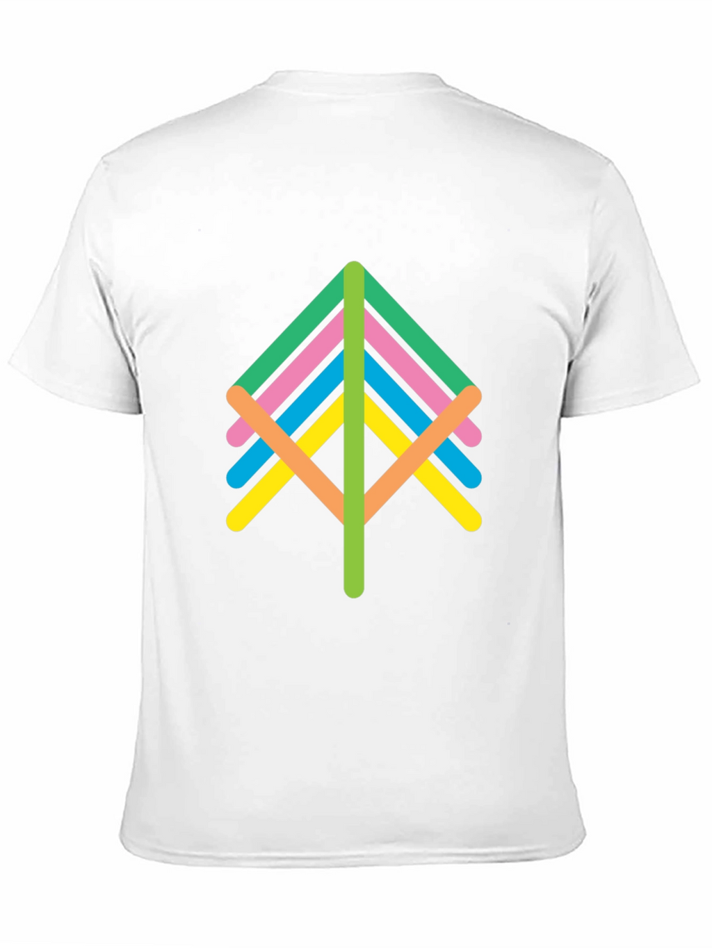 Abstract Tree Graphic Tee - Unisex Black T-Shirt
