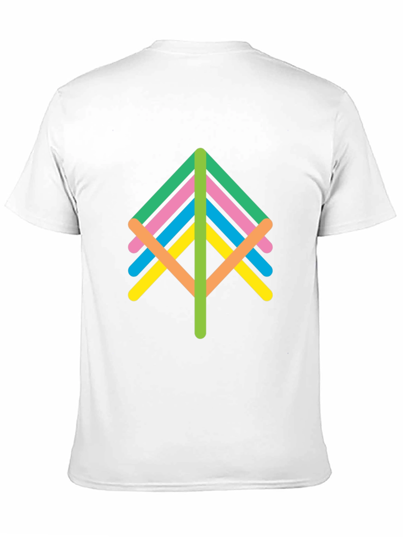 Abstract Tree Graphic Tee - Unisex Black T-Shirt