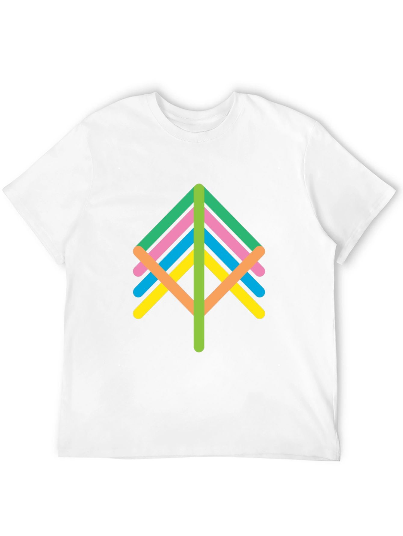 Abstract Tree Graphic Tee - Unisex Black T-Shirt