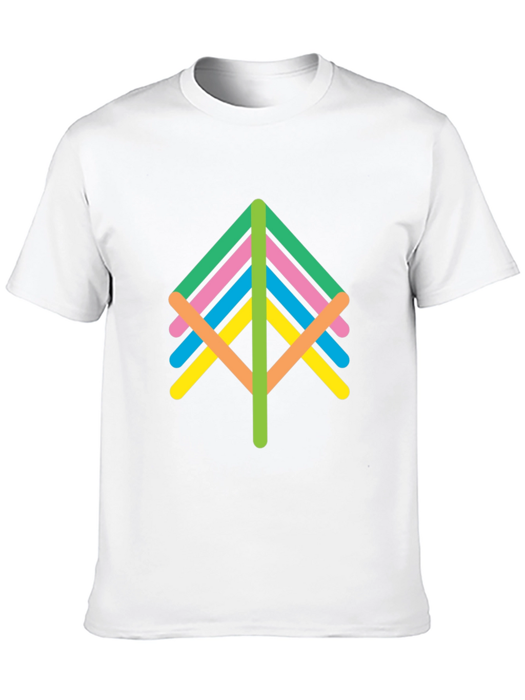 Abstract Tree Graphic Tee - Unisex Black T-Shirt