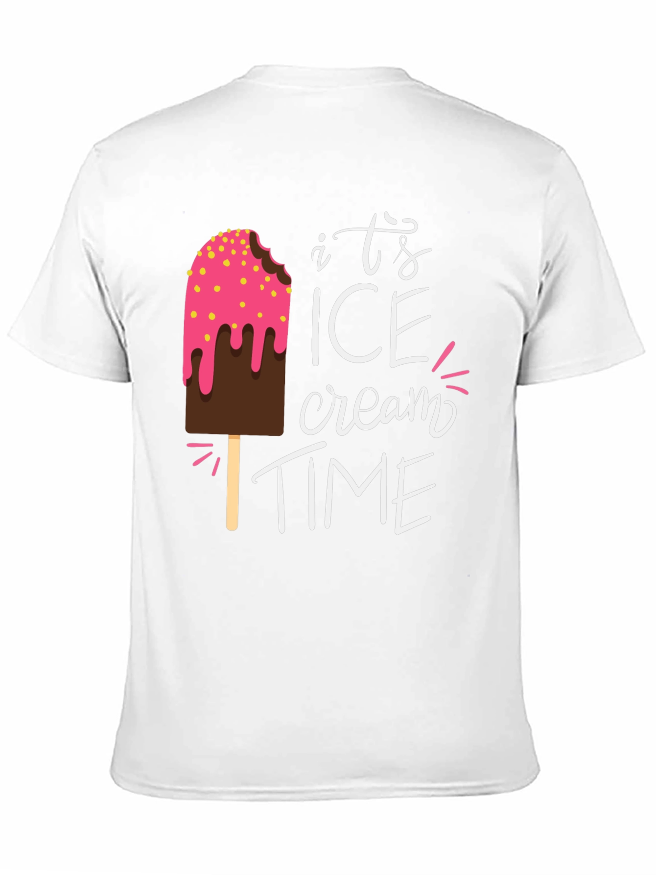 Its Ice Cream Time Graphic T-Shirt