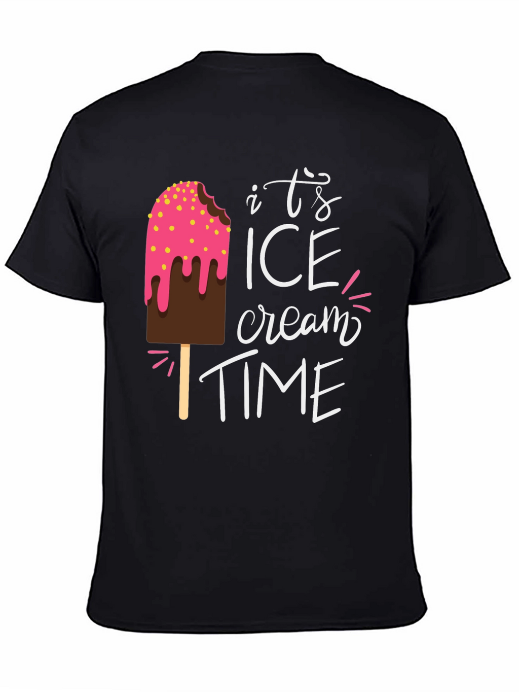 Its Ice Cream Time Graphic T-Shirt