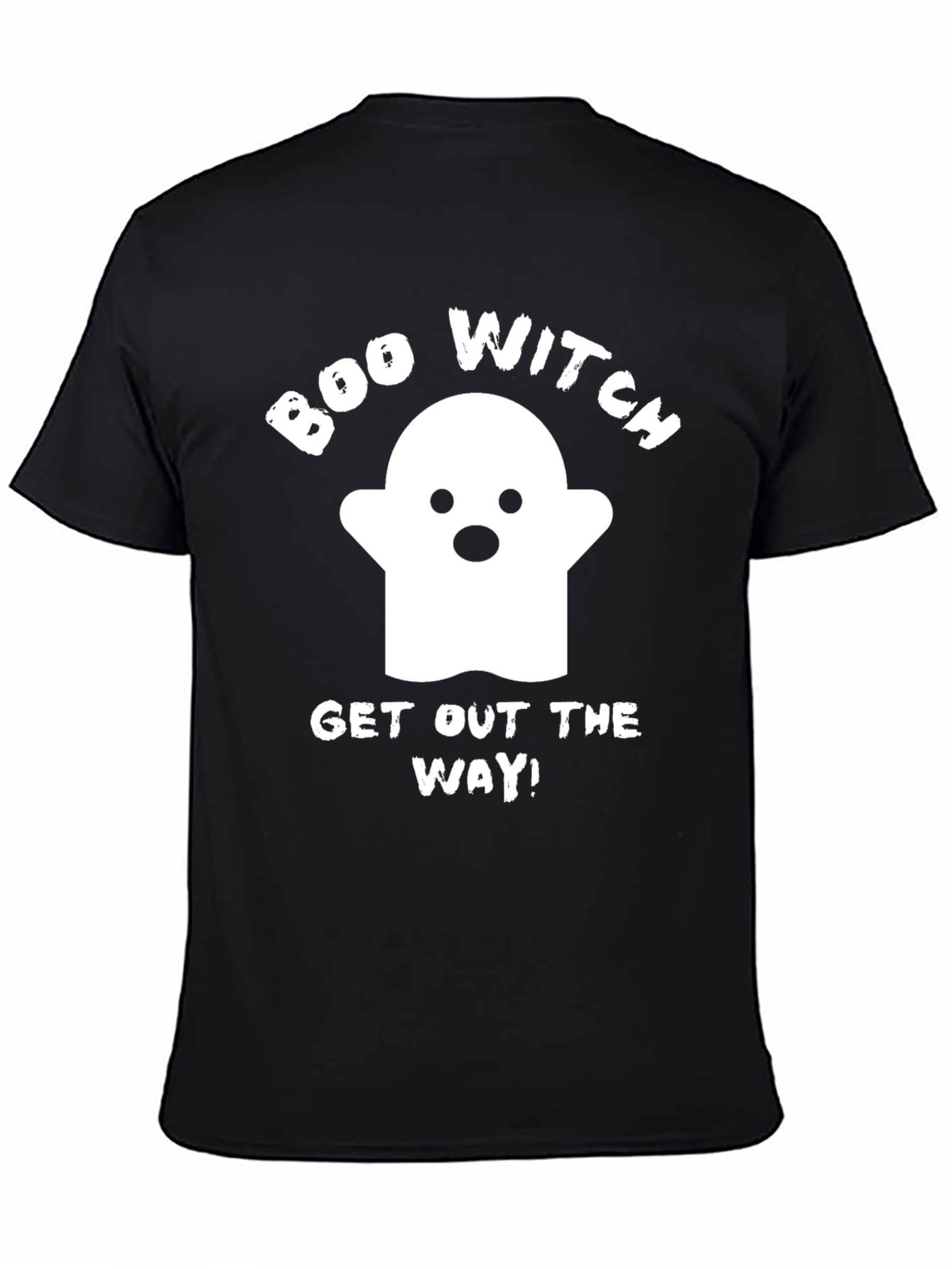 Boo Witch Halloween Graphic T-Shirt
