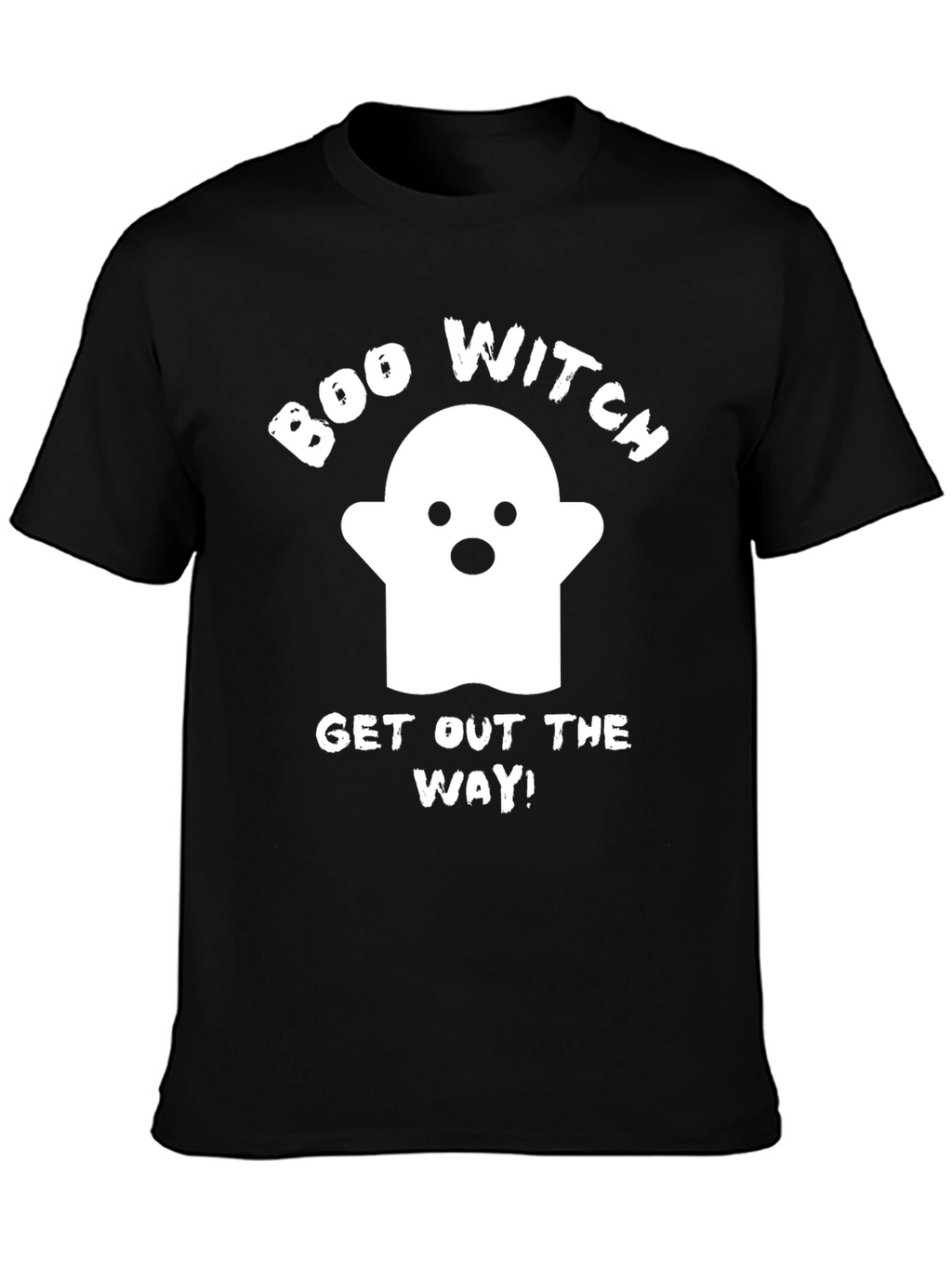 Boo Witch Halloween Graphic T-Shirt