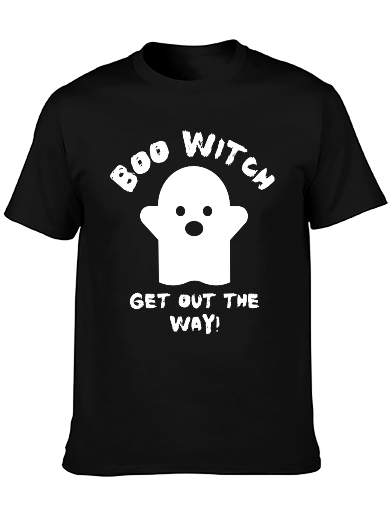 Boo Witch Halloween Graphic T-Shirt
