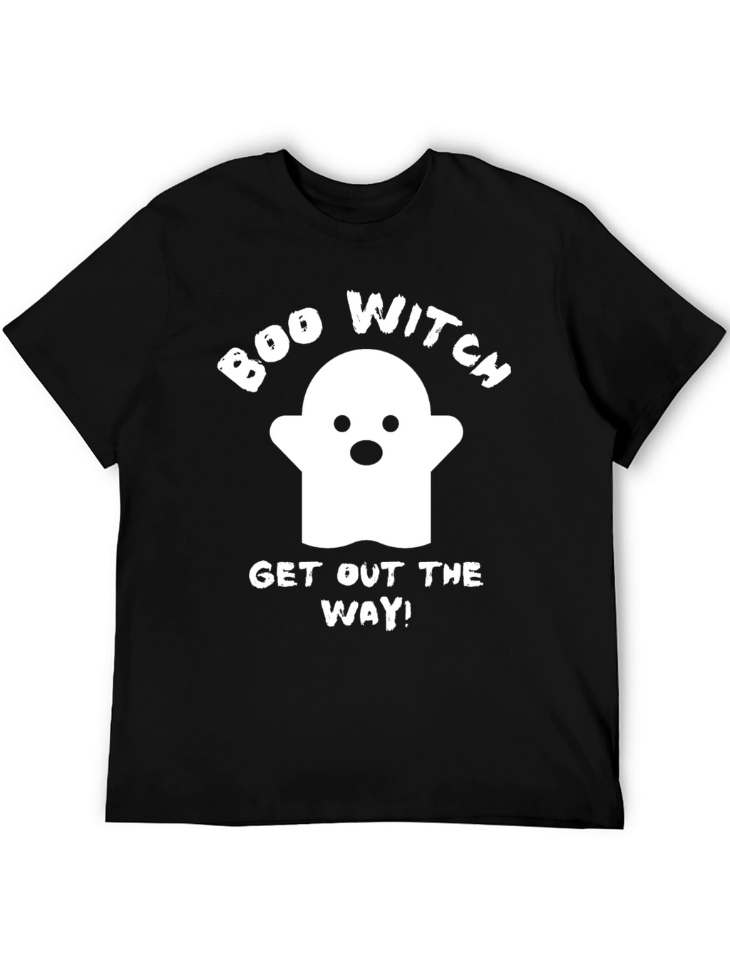 Boo Witch Halloween Graphic T-Shirt