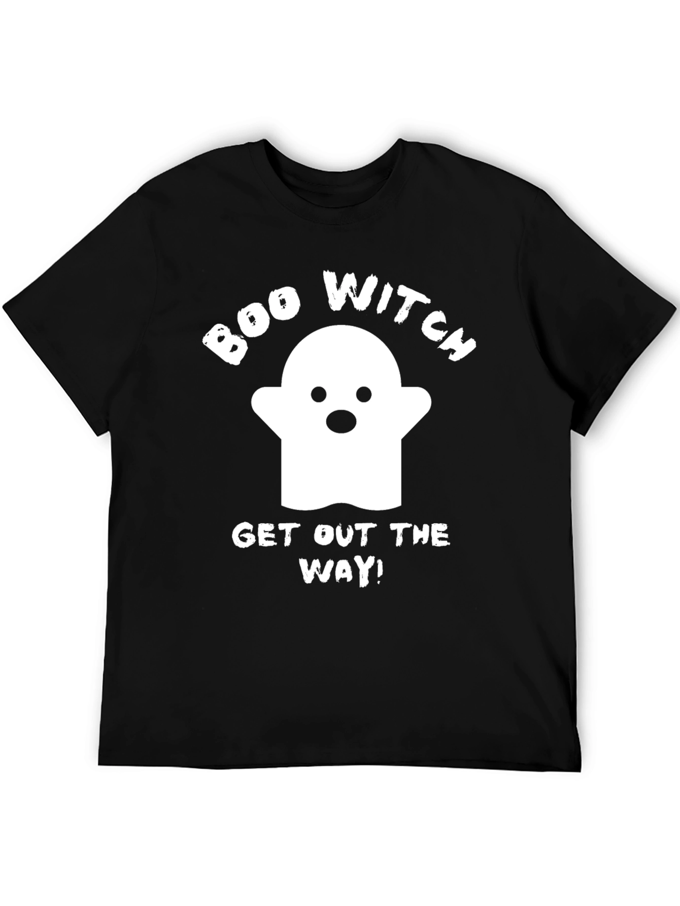 Boo Witch Halloween Graphic T-Shirt