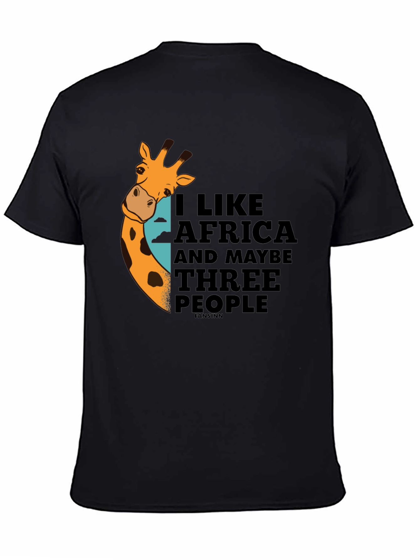 I Like Africa Giraffe Graphic T-Shirt - Unisex