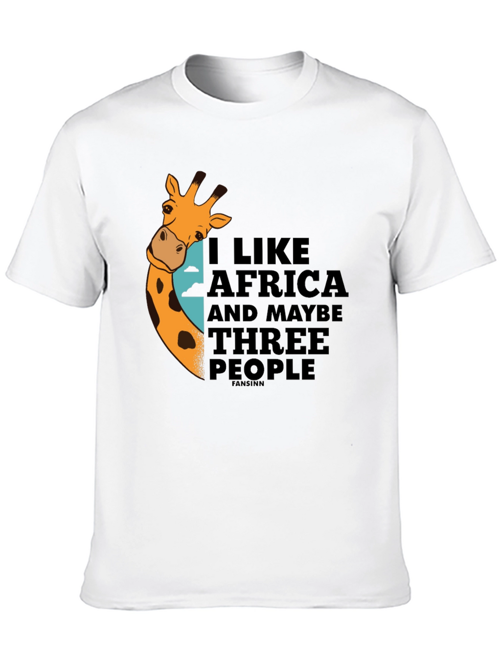 I Like Africa Giraffe Graphic T-Shirt - Unisex