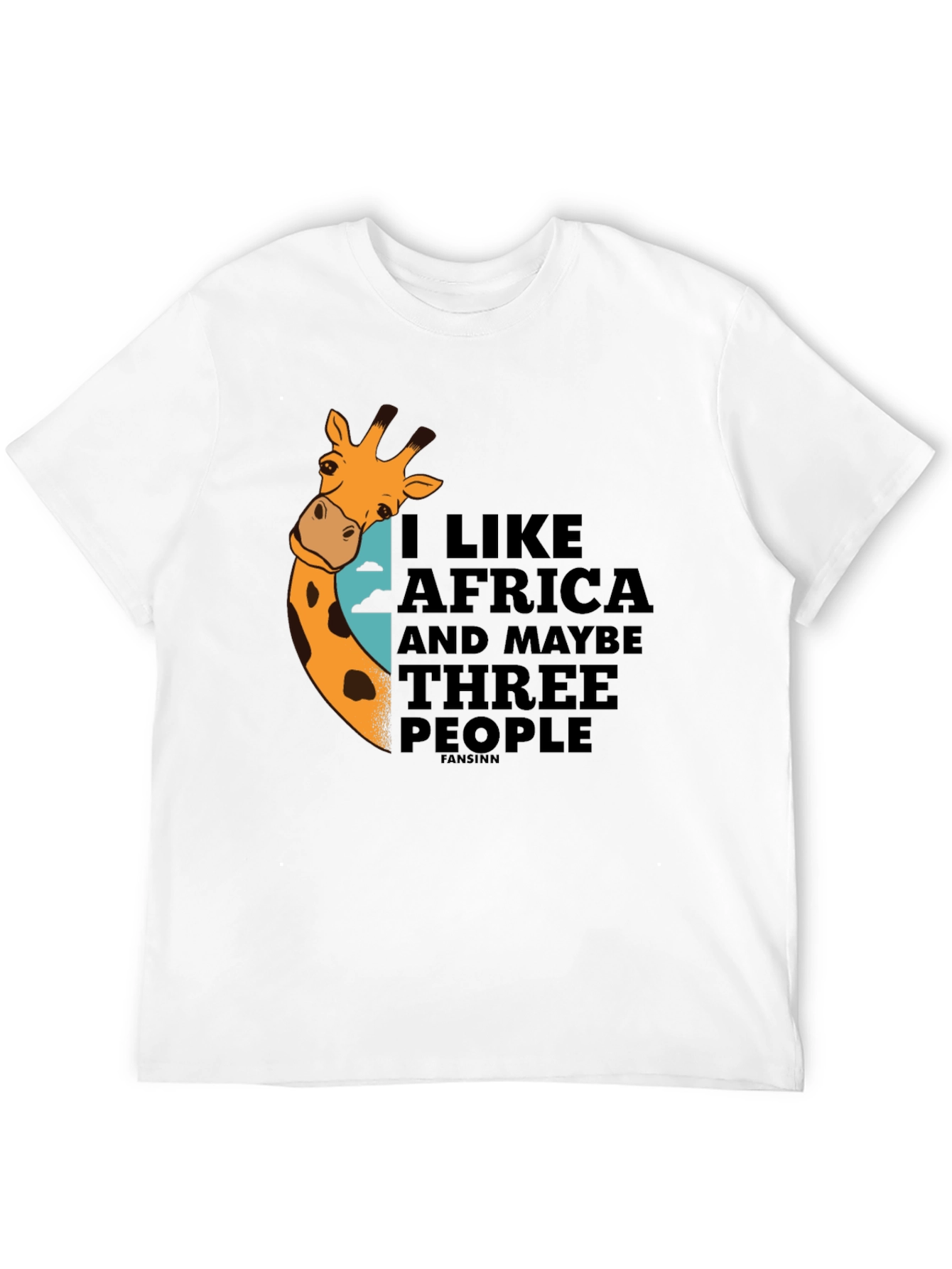 I Like Africa Giraffe Graphic T-Shirt - Unisex