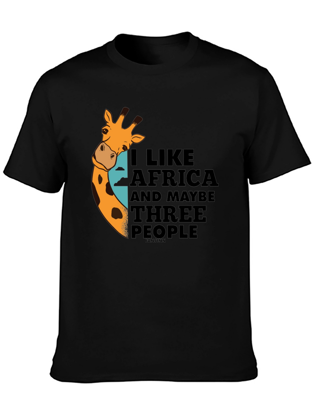 I Like Africa Giraffe Graphic T-Shirt - Unisex