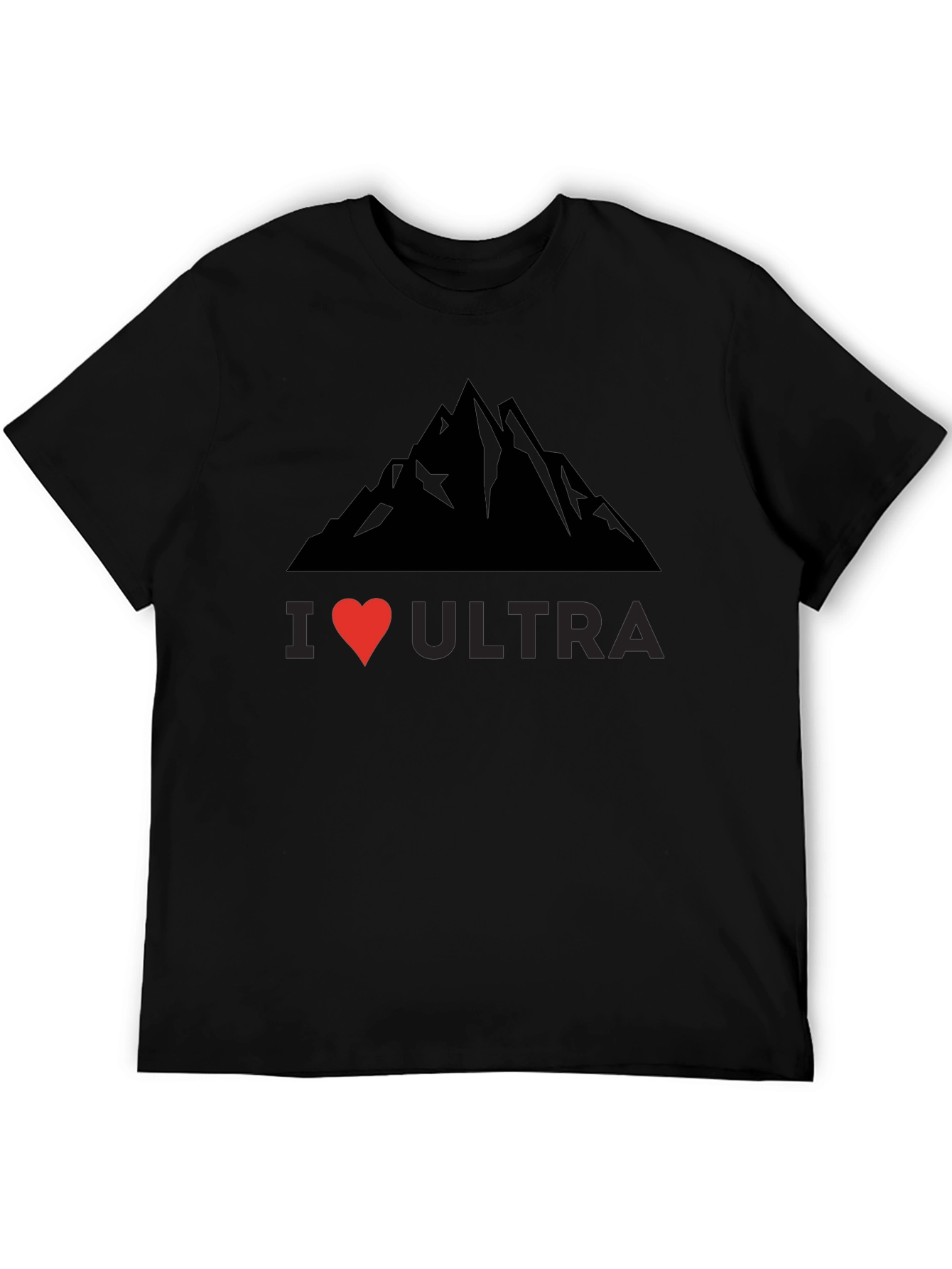 I Heart Ultra Black Graphic Tee