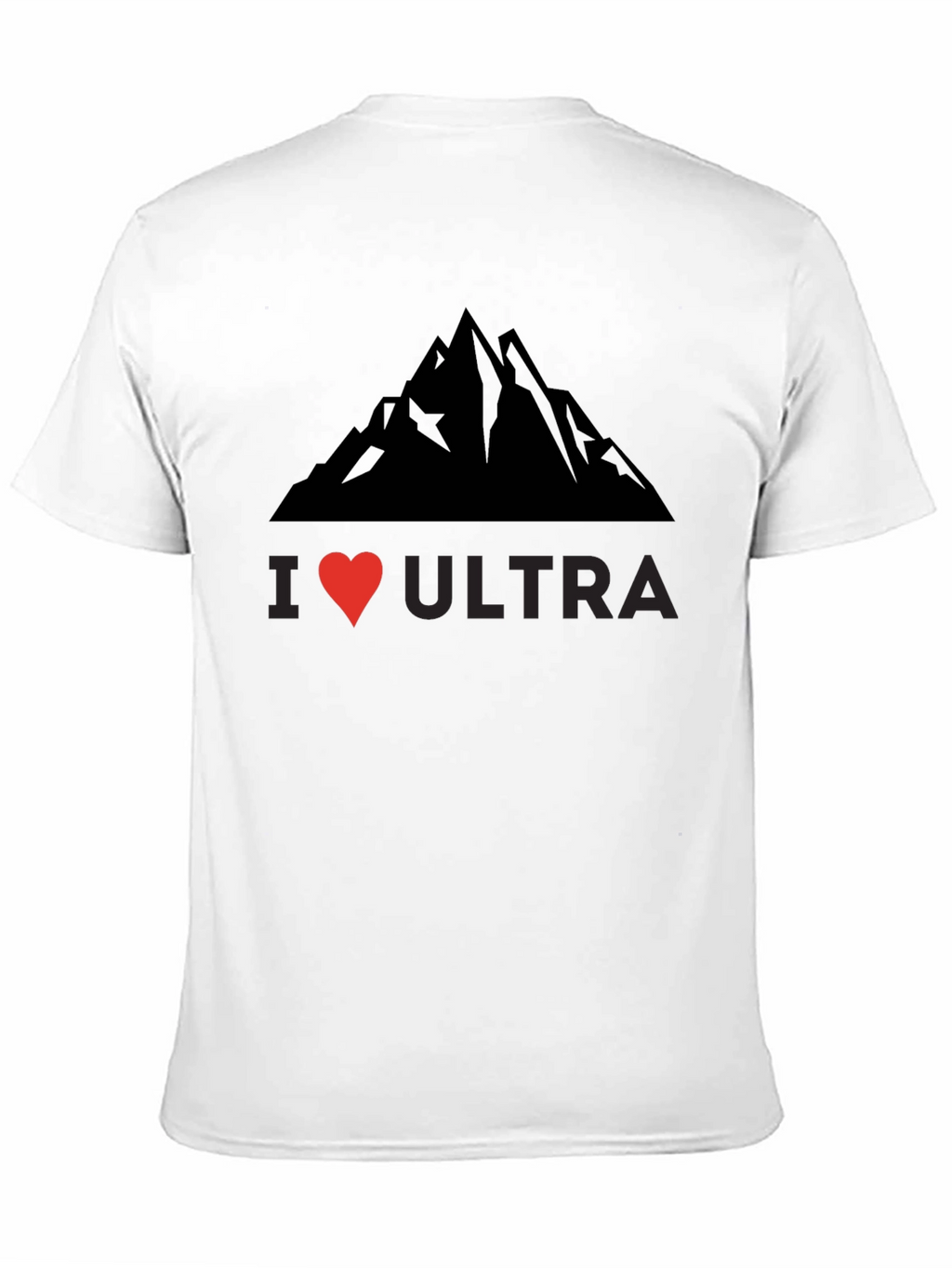I Heart Ultra Black Graphic Tee