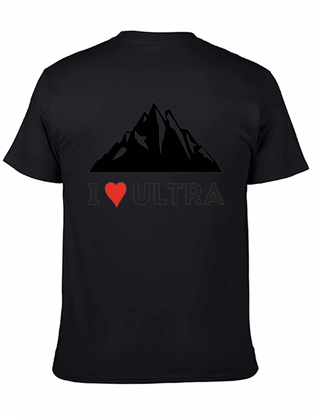 I Heart Ultra Black Graphic Tee