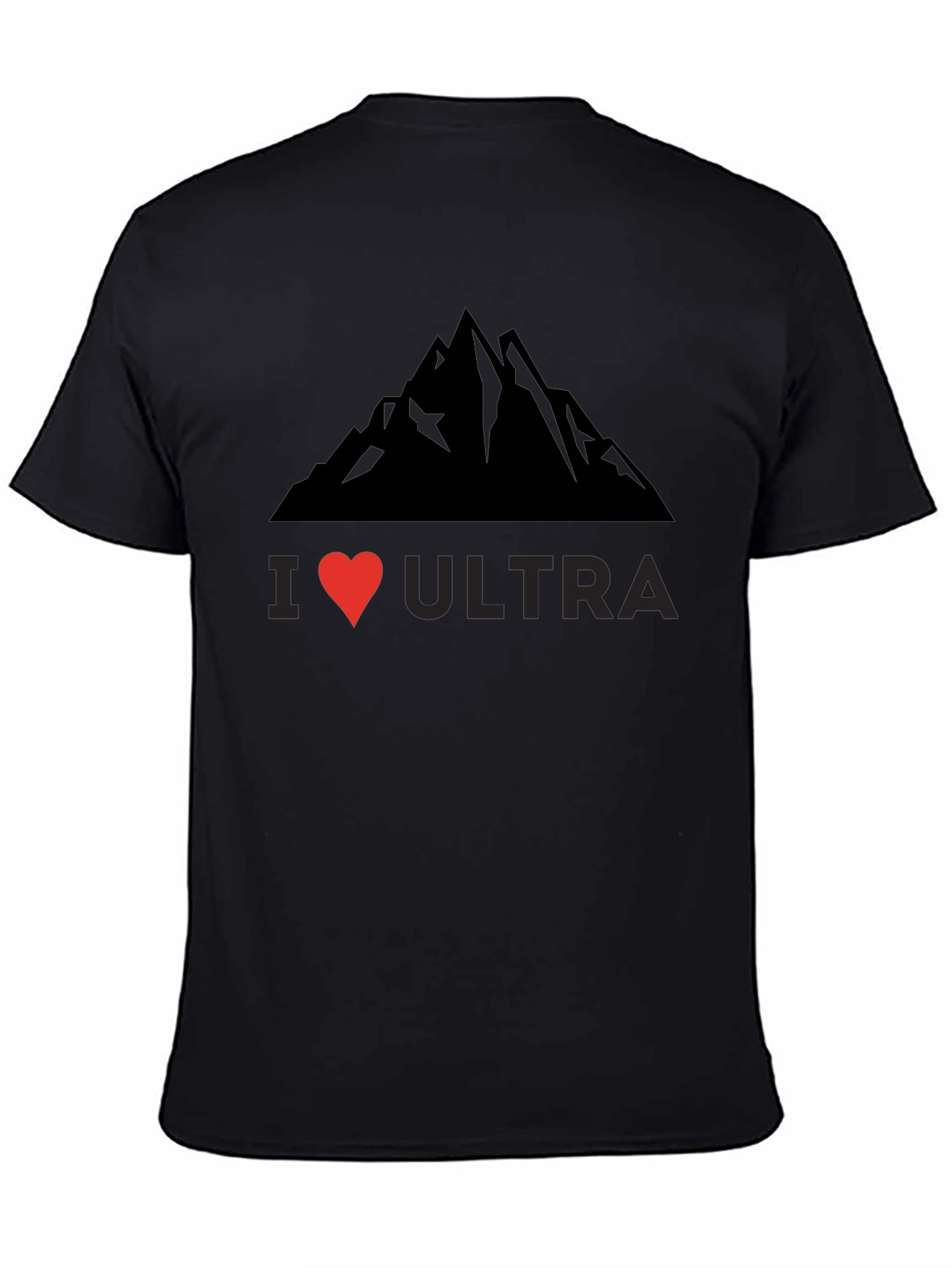 I Heart Ultra Black Graphic Tee