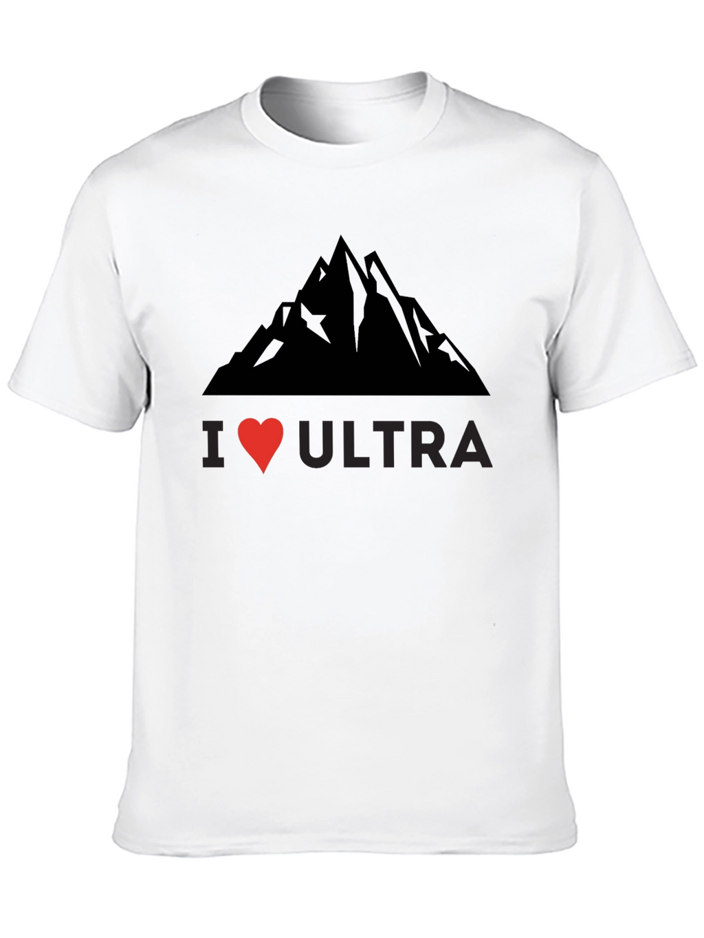 I Heart Ultra Black Graphic Tee