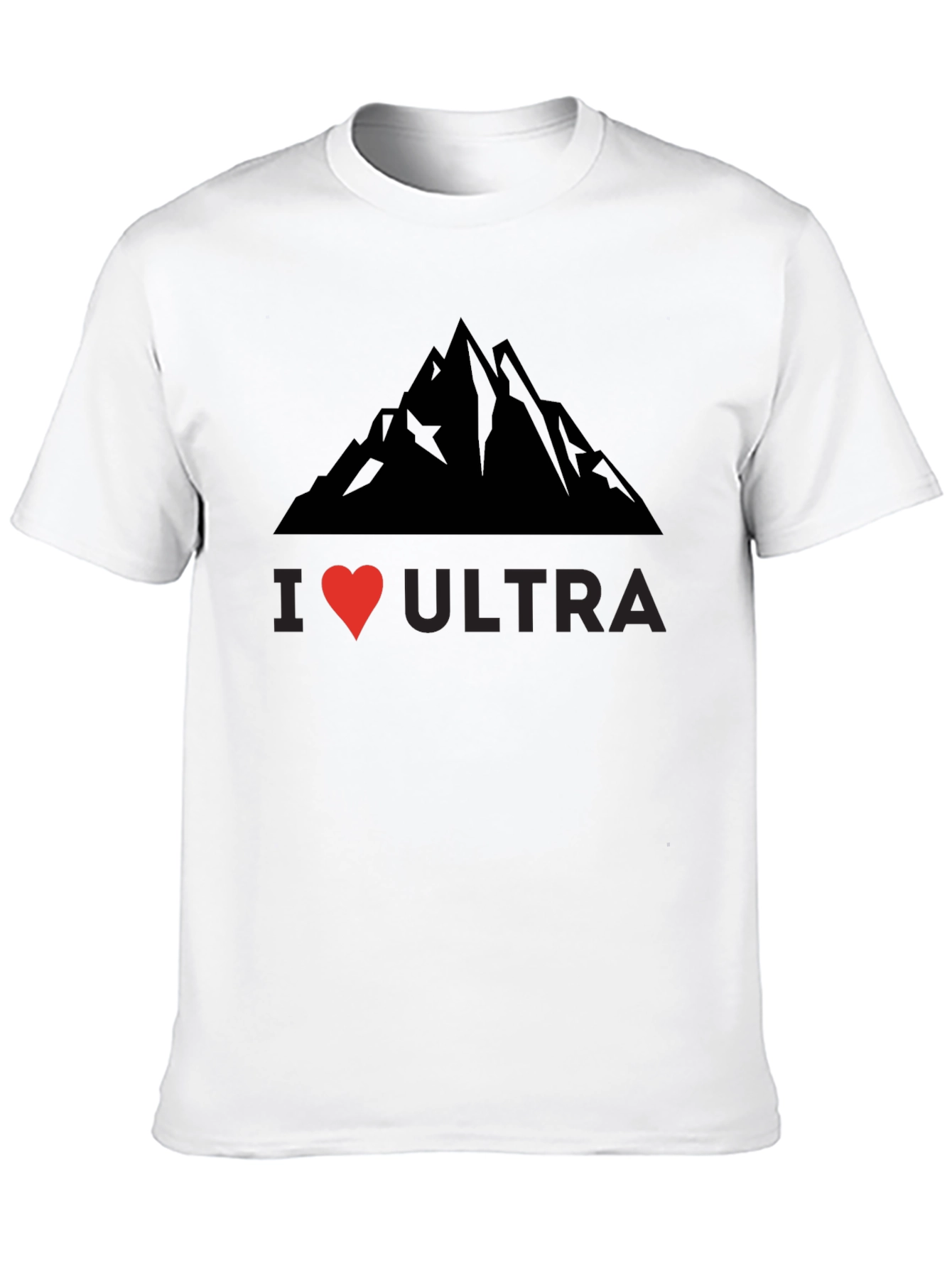 I Heart Ultra Black Graphic Tee