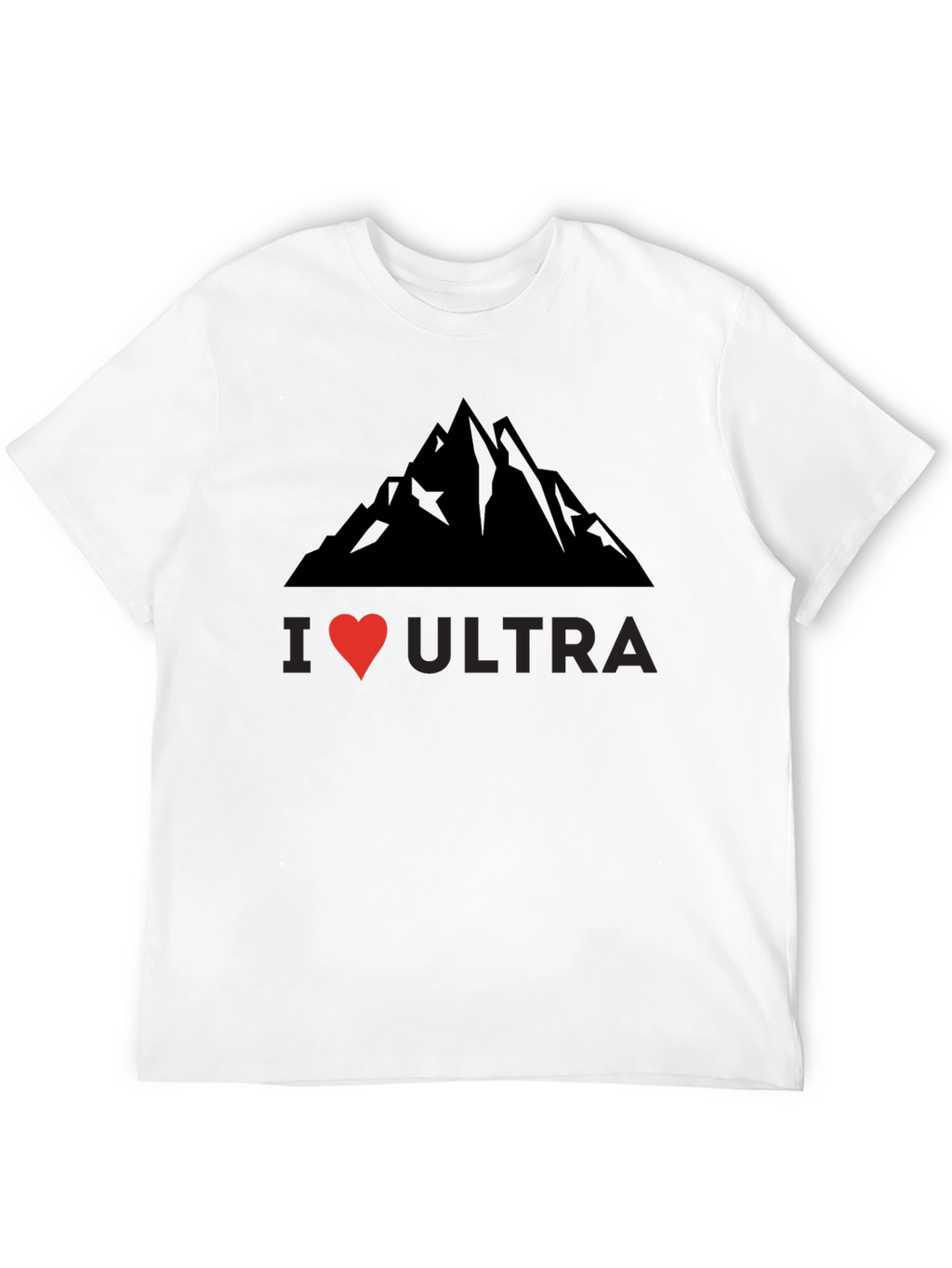 I Heart Ultra Black Graphic Tee