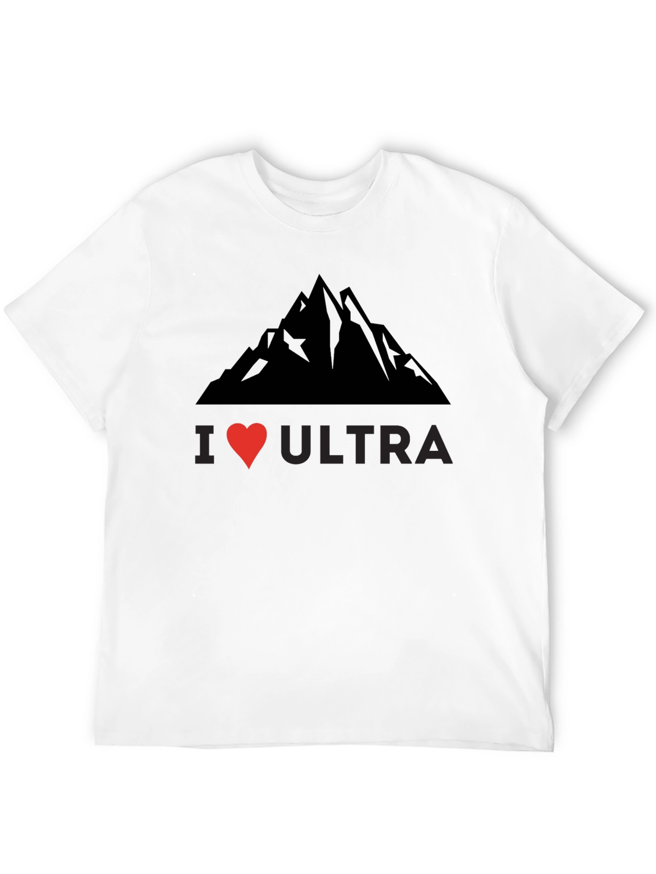 I Heart Ultra Black Graphic Tee