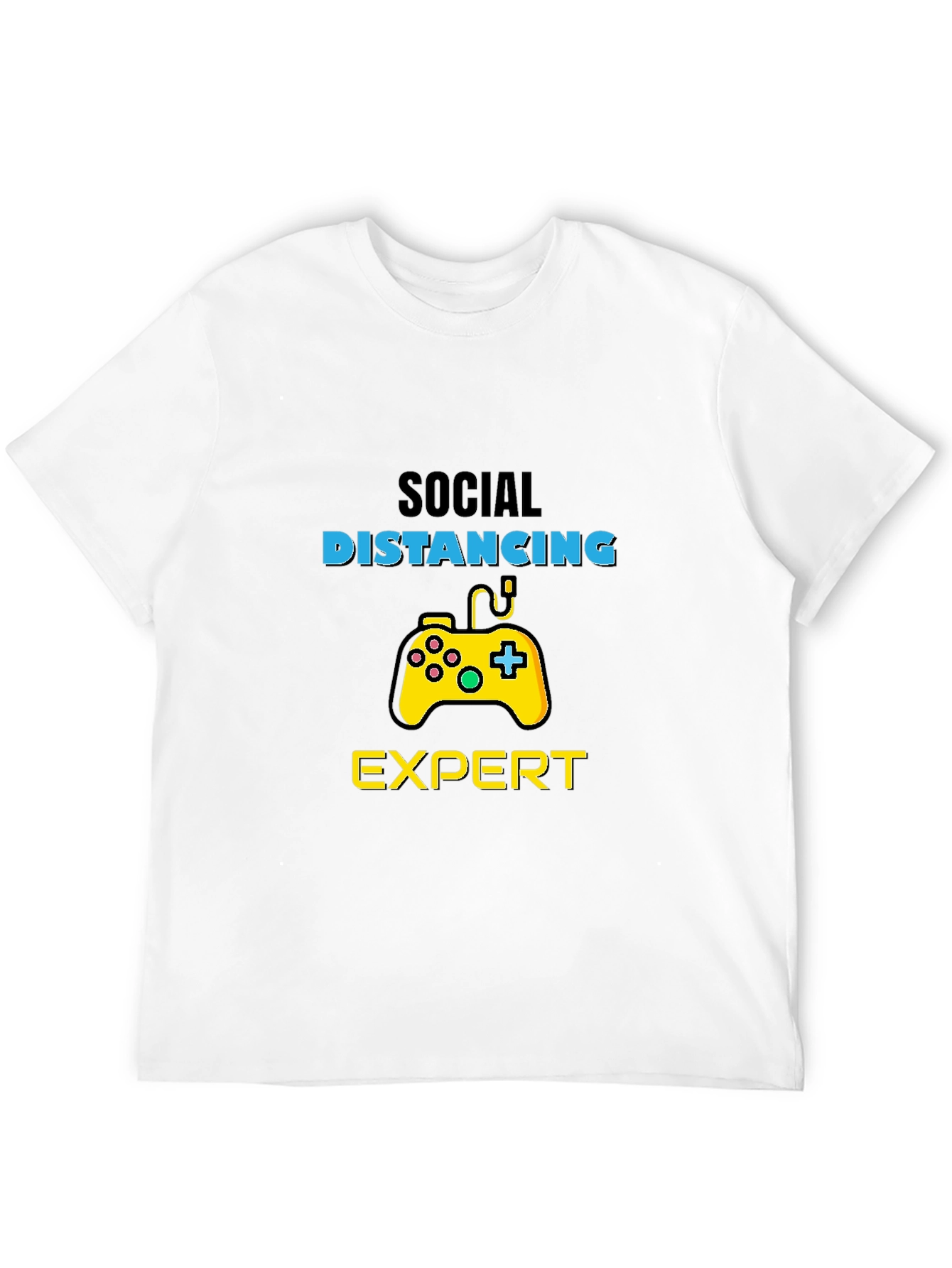 Social Distancing Expert Gamer T-Shirt