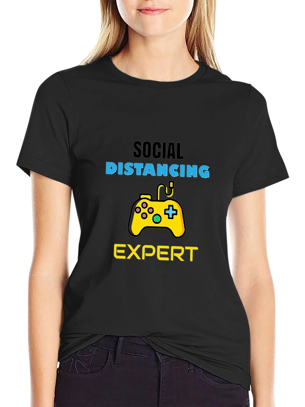 Social Distancing Expert Gamer T-Shirt