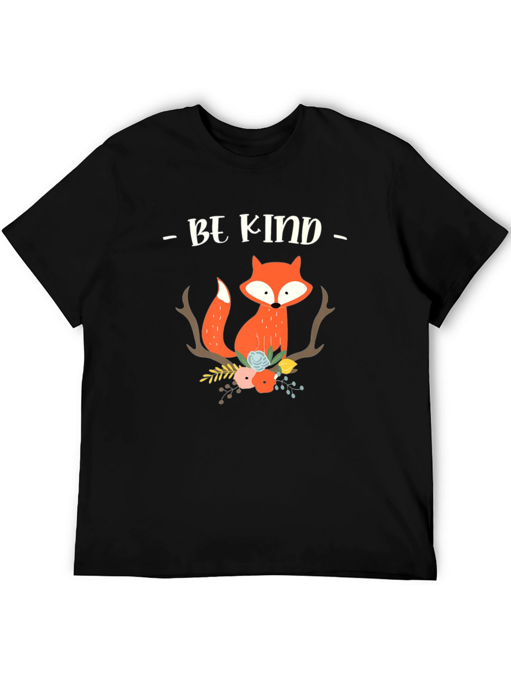 Be Kind Fox Graphic Tee - Unisex Soft Cotton
