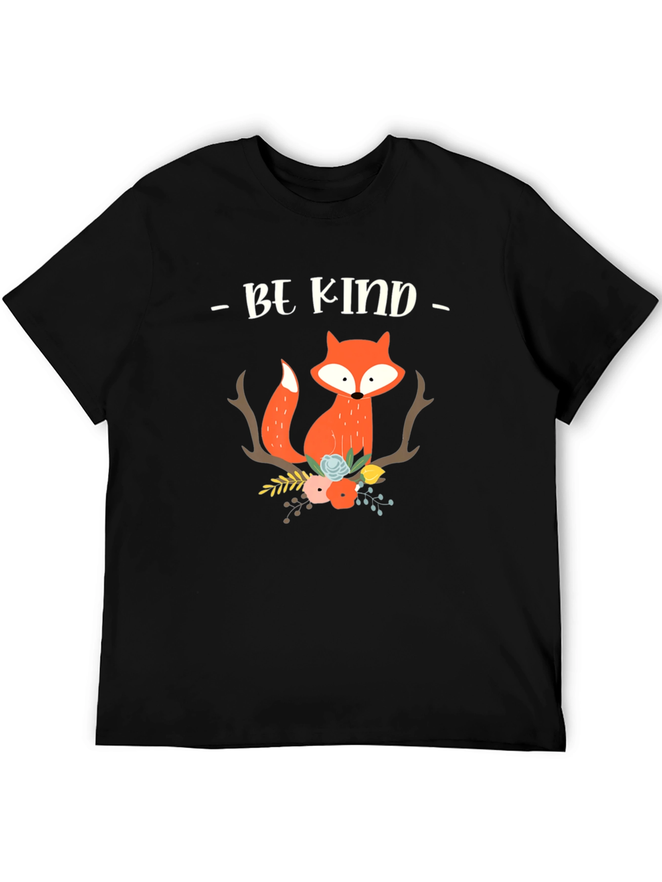 Be Kind Fox Graphic Tee - Unisex Soft Cotton