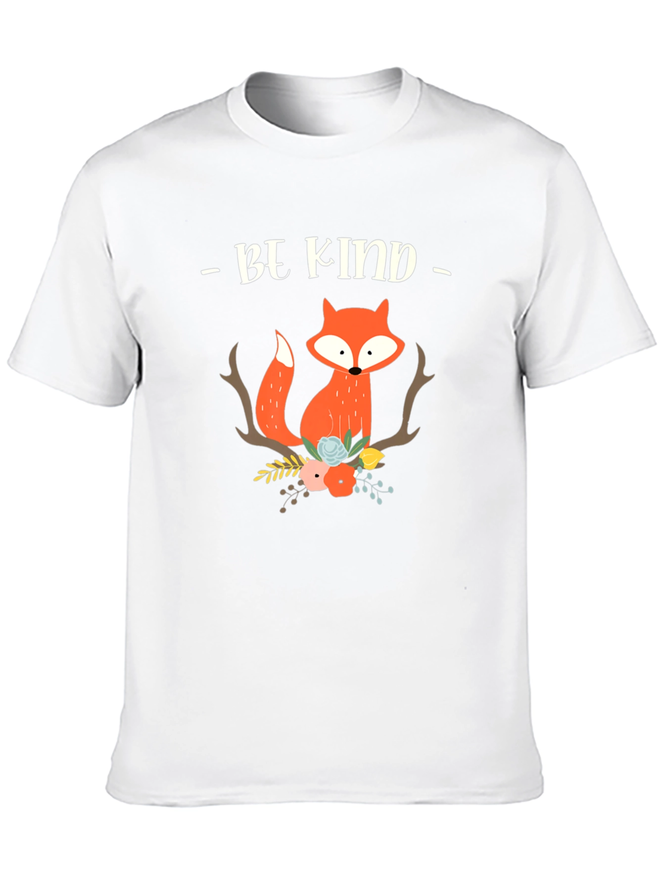 Be Kind Fox Graphic Tee - Unisex Soft Cotton