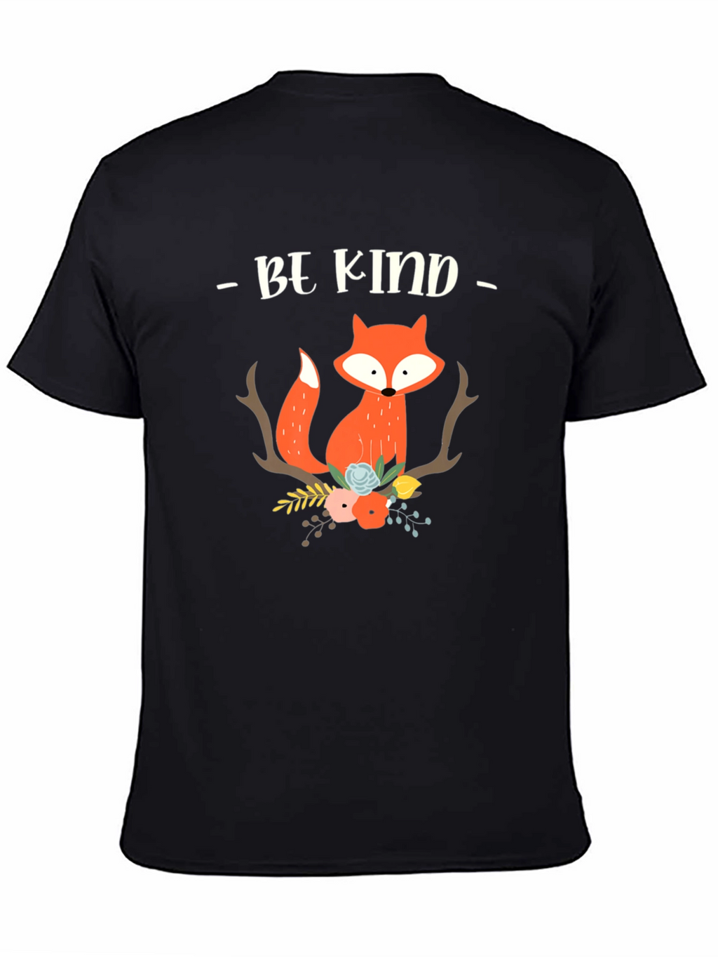 Be Kind Fox Graphic Tee - Unisex Soft Cotton