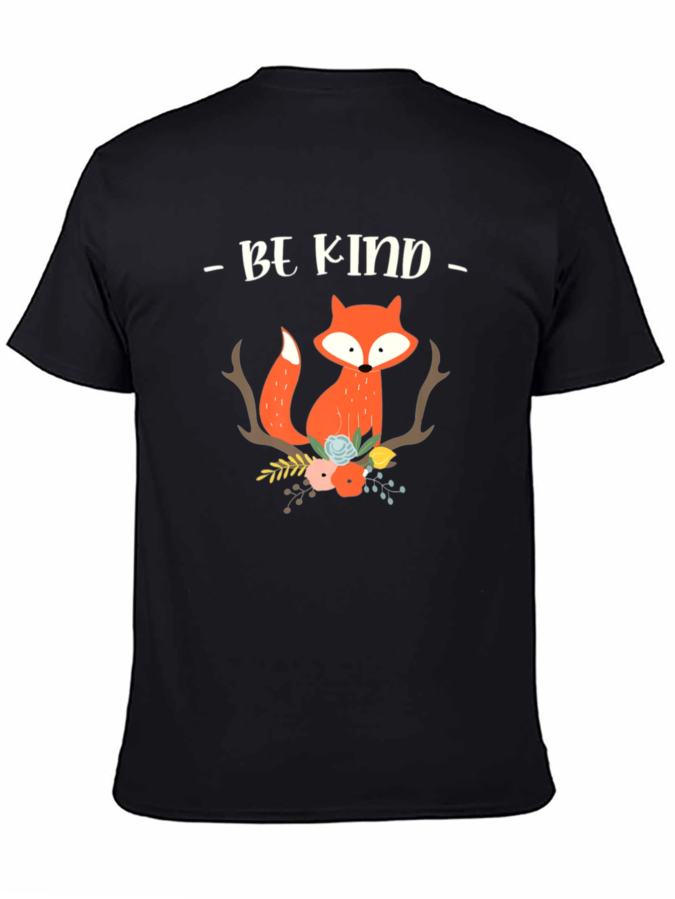 Be Kind Fox Graphic Tee - Unisex Soft Cotton