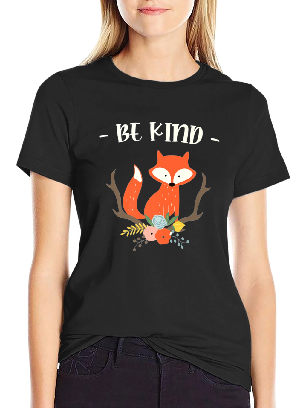 Be Kind Fox Graphic Tee - Unisex Soft Cotton