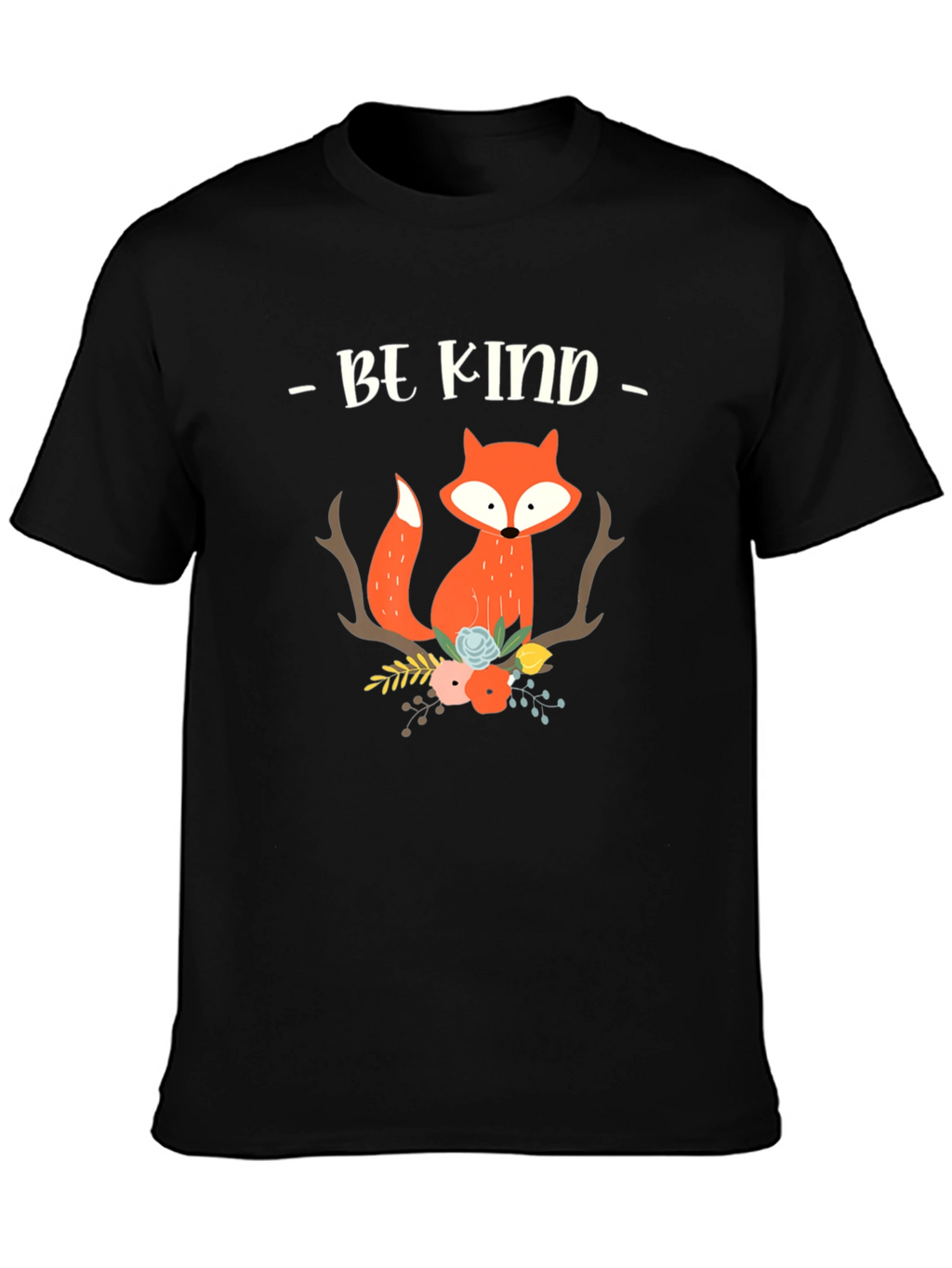 Be Kind Fox Graphic Tee - Unisex Soft Cotton