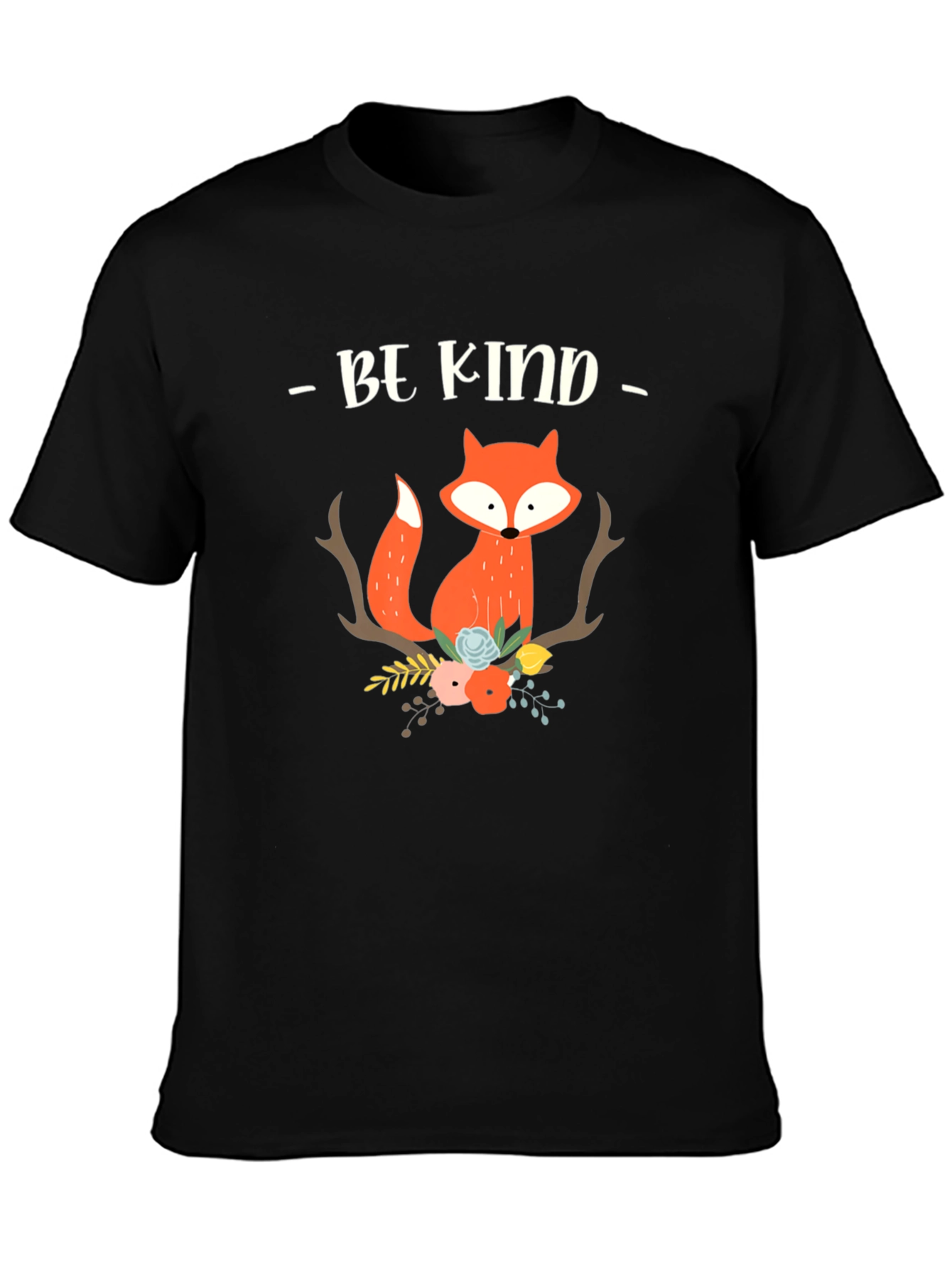 Be Kind Fox Graphic Tee - Unisex Soft Cotton
