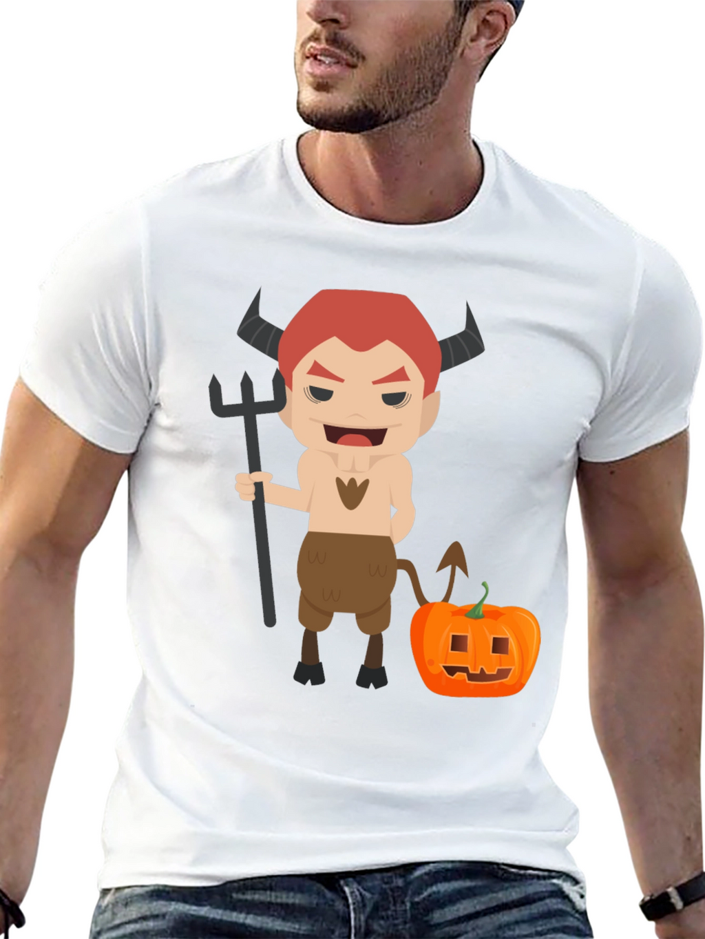 Halloween Devil Cartoon T-Shirt