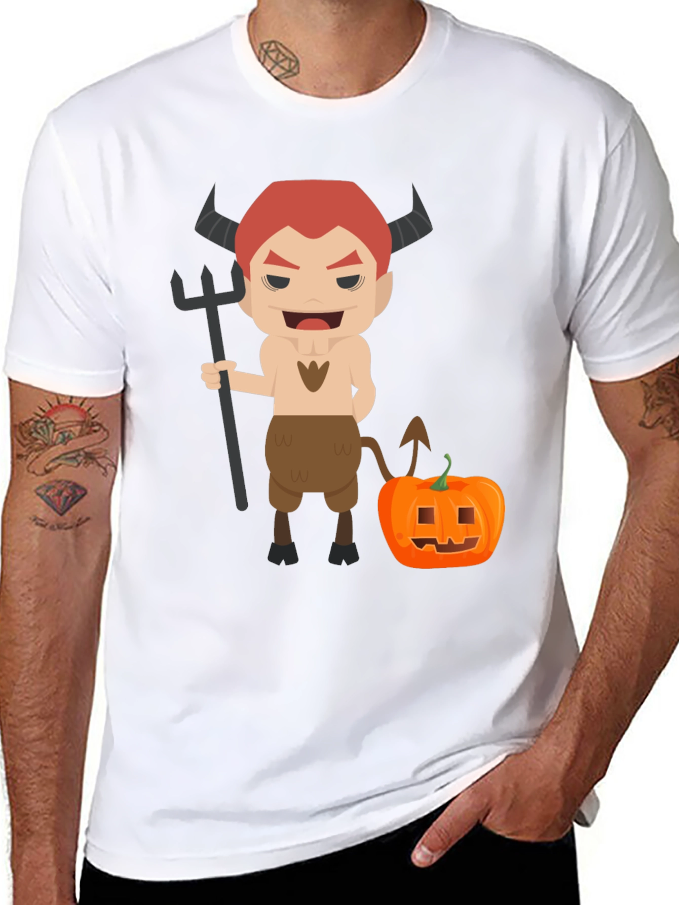 Halloween Devil Cartoon T-Shirt
