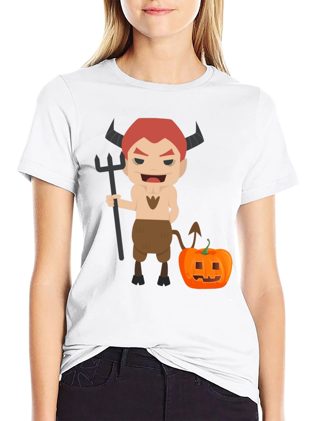 Halloween Devil Cartoon T-Shirt