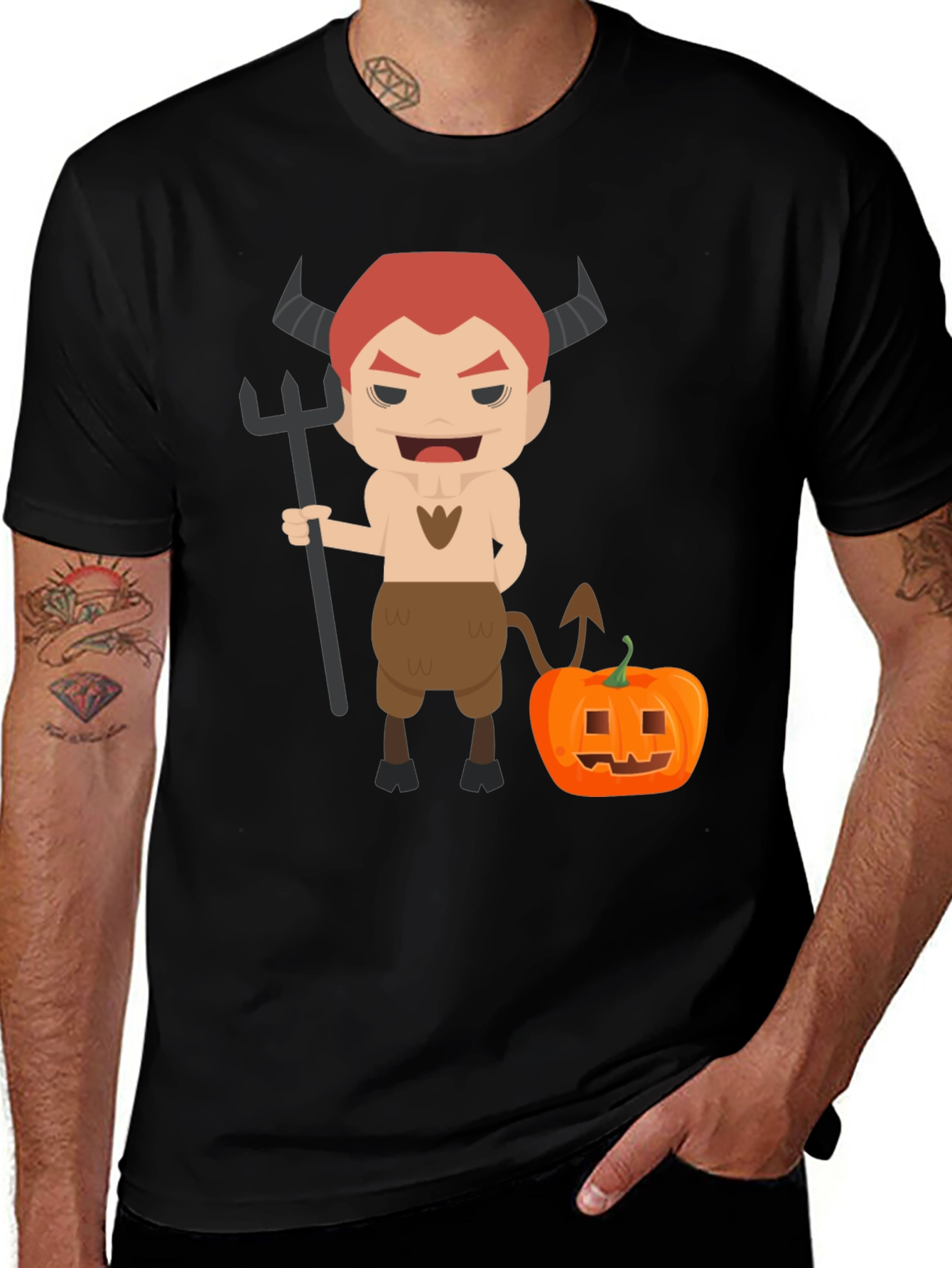 Halloween Devil Cartoon T-Shirt