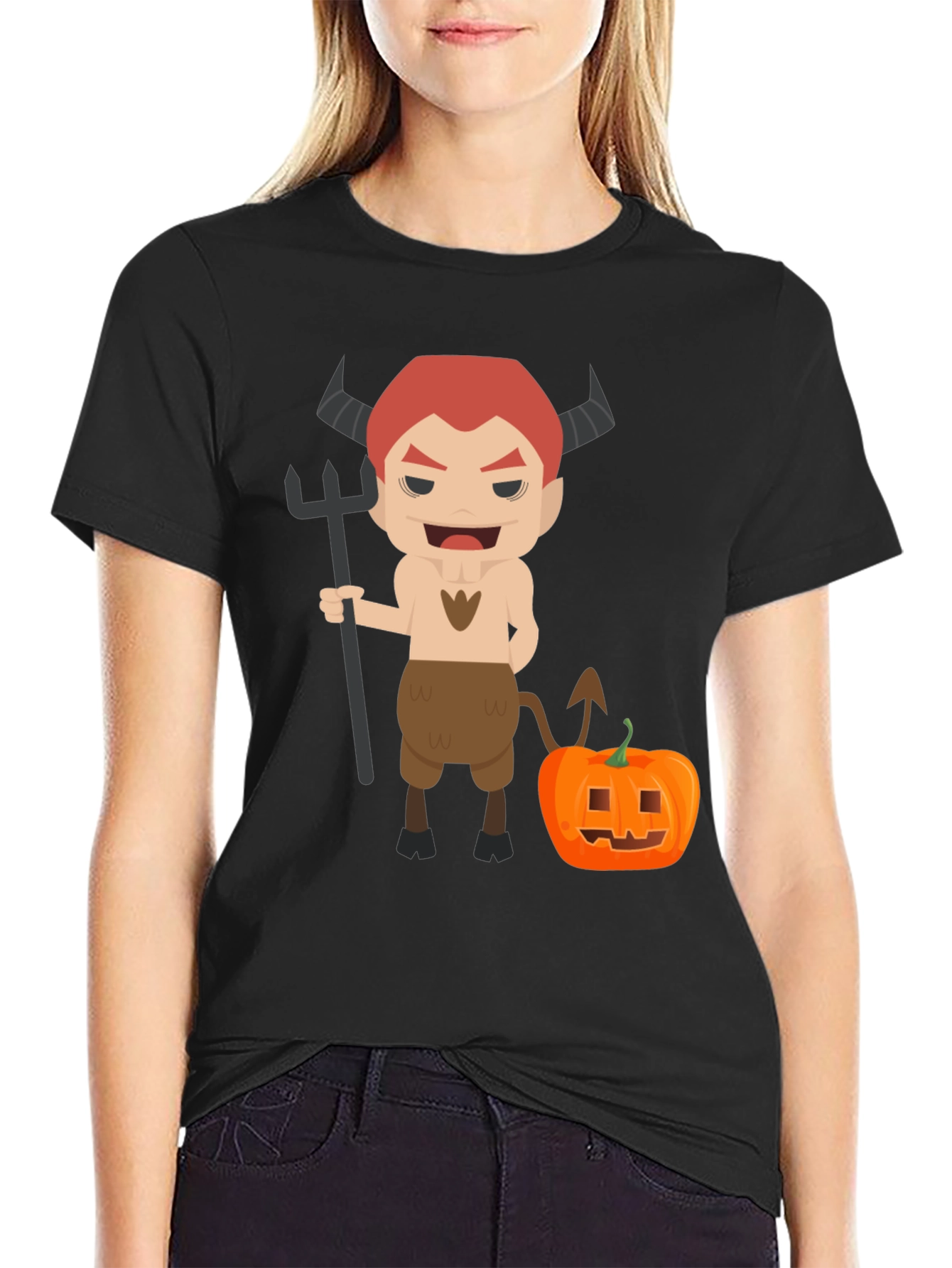 Halloween Devil Cartoon T-Shirt