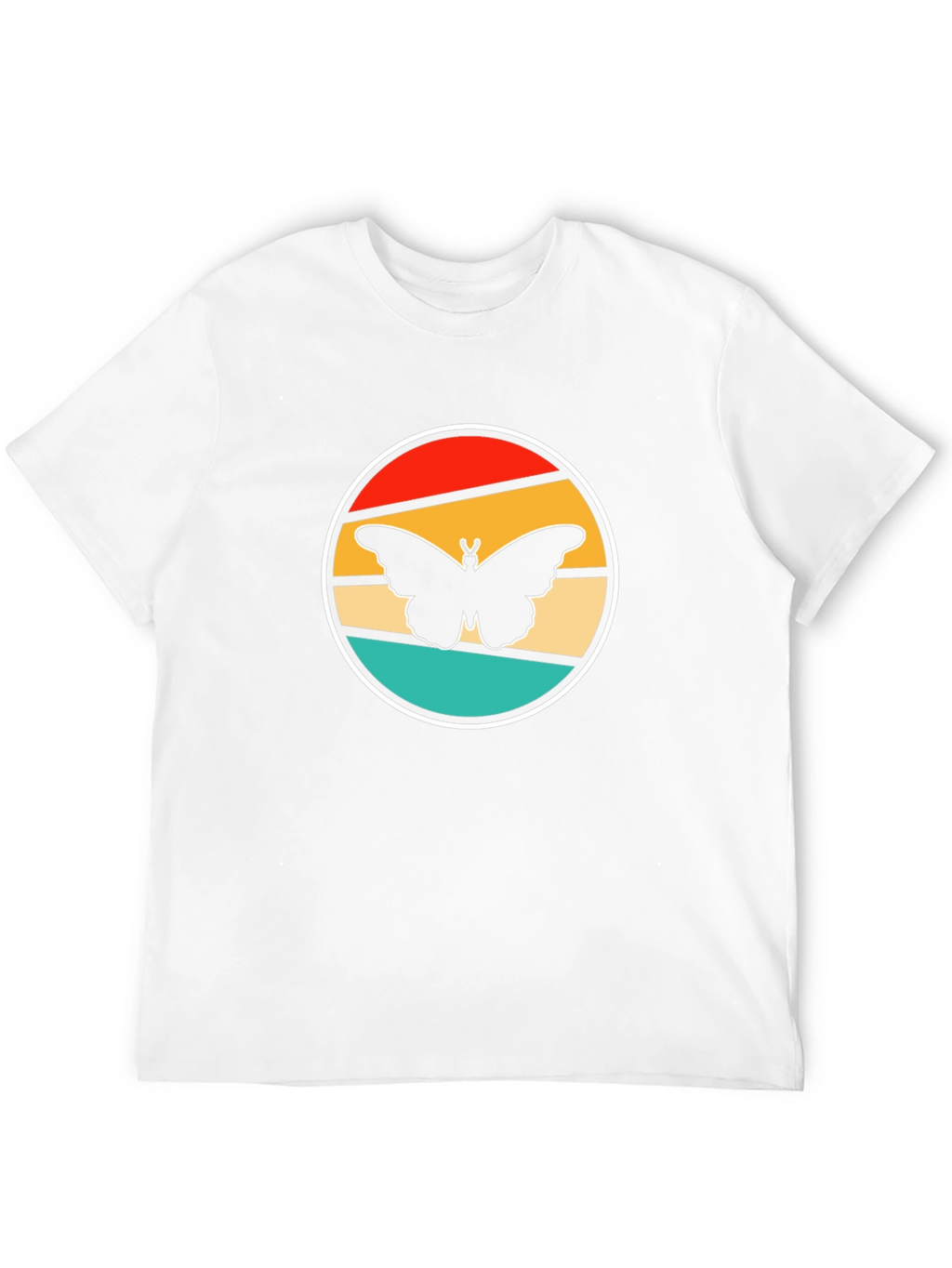Retro Butterfly Graphic Tee - Stylish Comfort