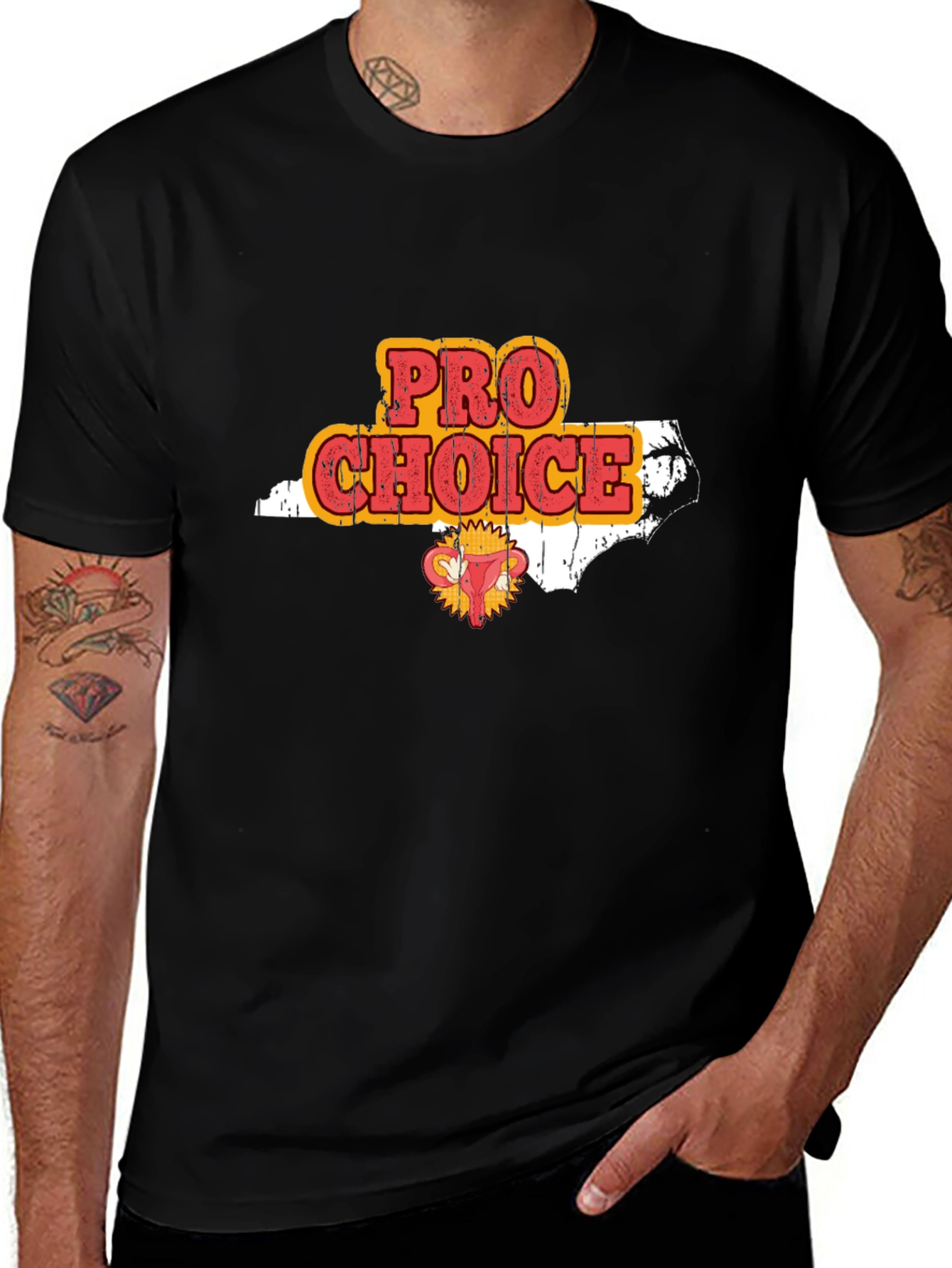 Pro Choice North Carolina Graphic T-Shirt