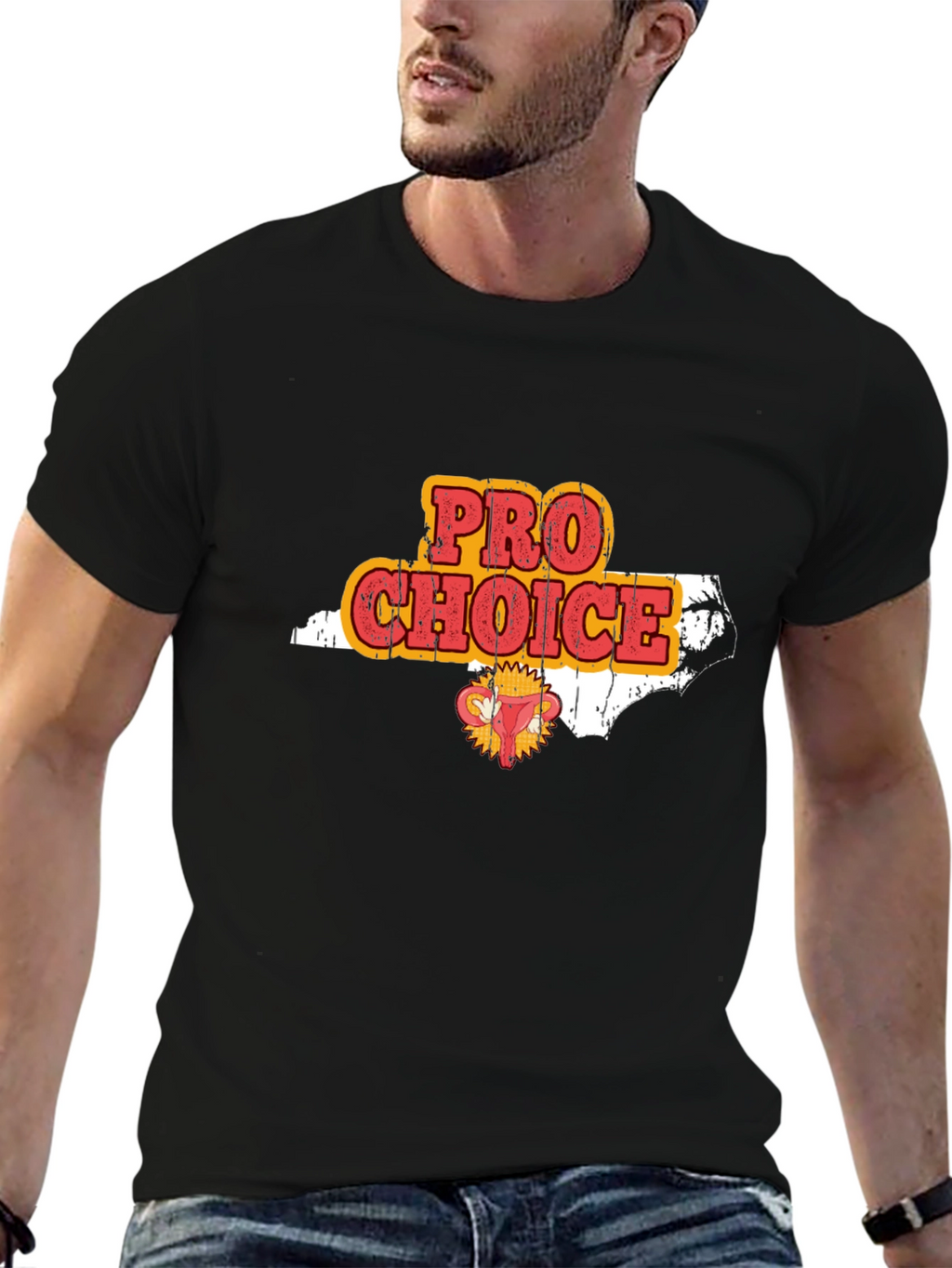 Pro Choice North Carolina Graphic T-Shirt