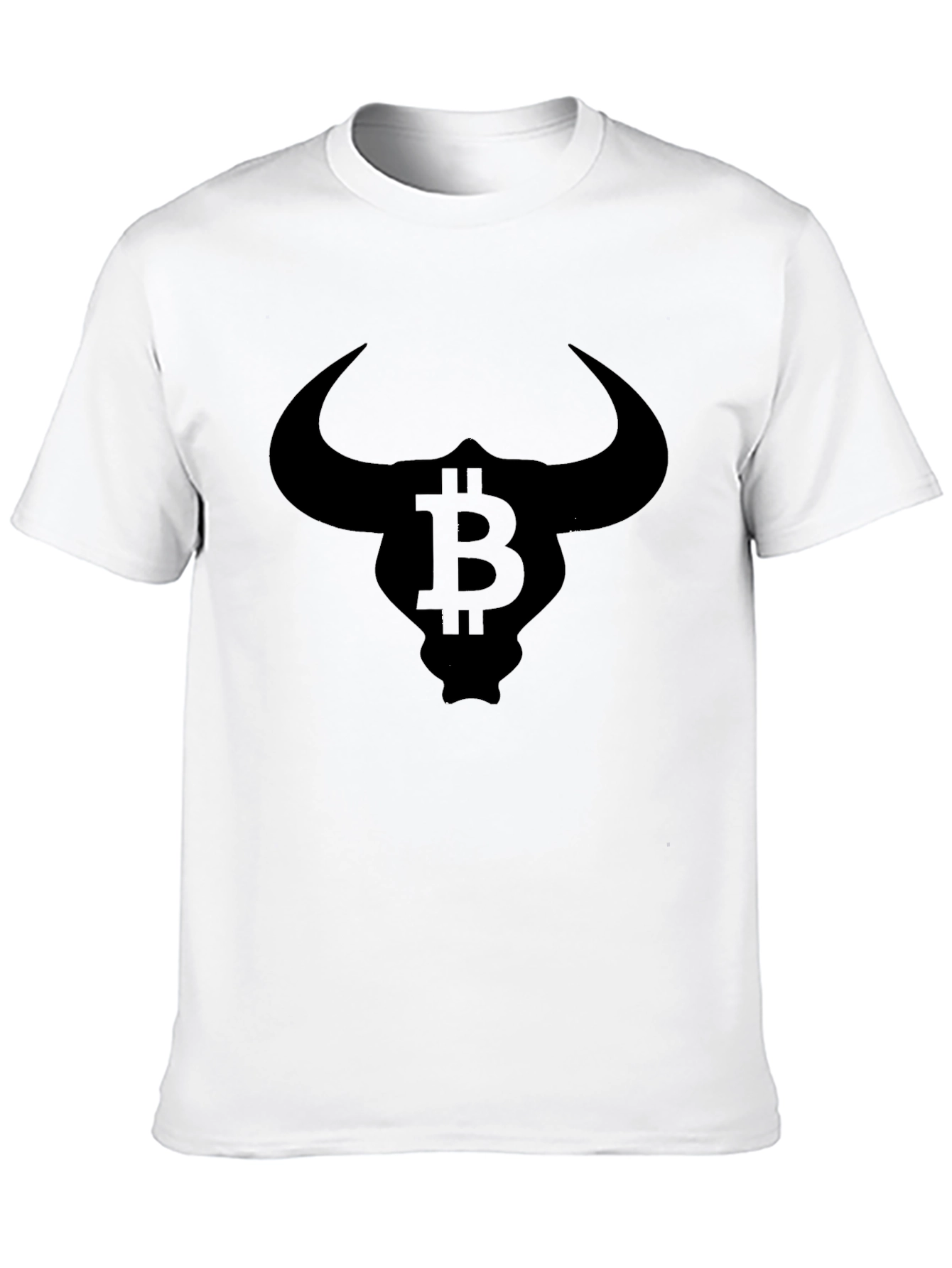 Bitcoin Bull Black T-Shirt - Crypto Currency Design