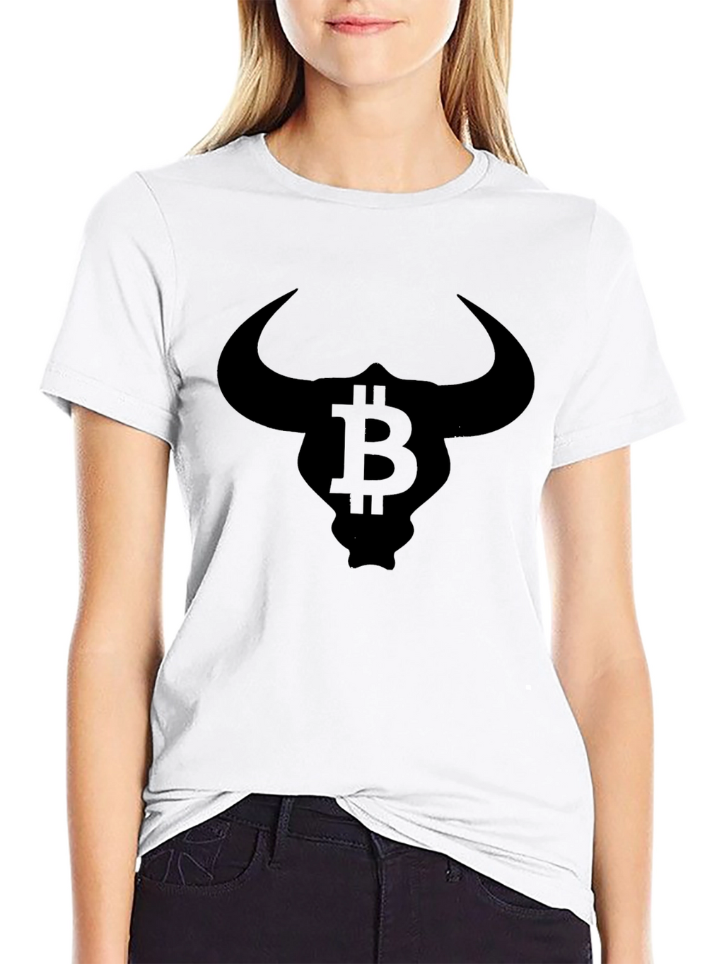Bitcoin Bull Black T-Shirt - Crypto Currency Design