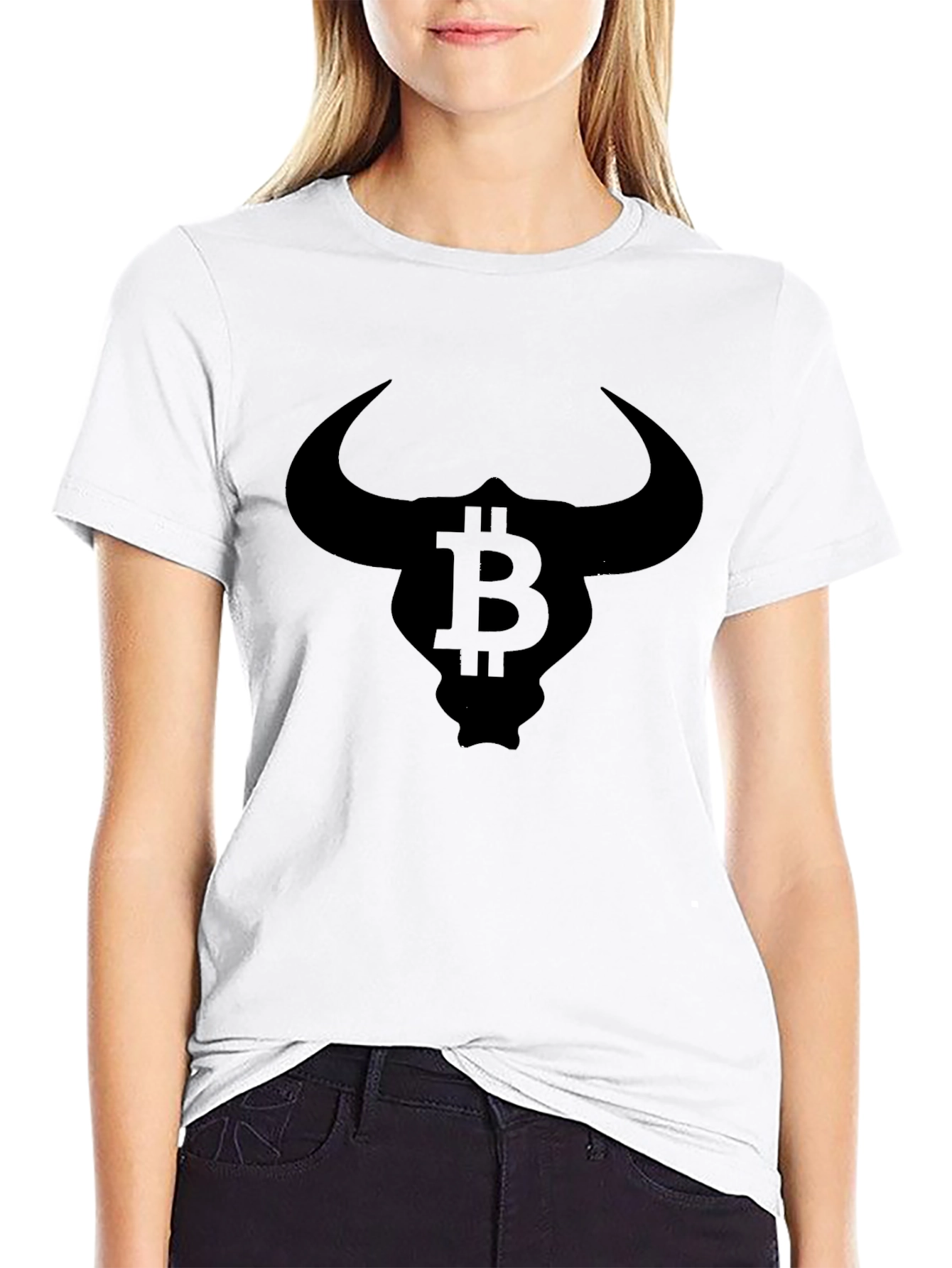 Bitcoin Bull Black T-Shirt - Crypto Currency Design