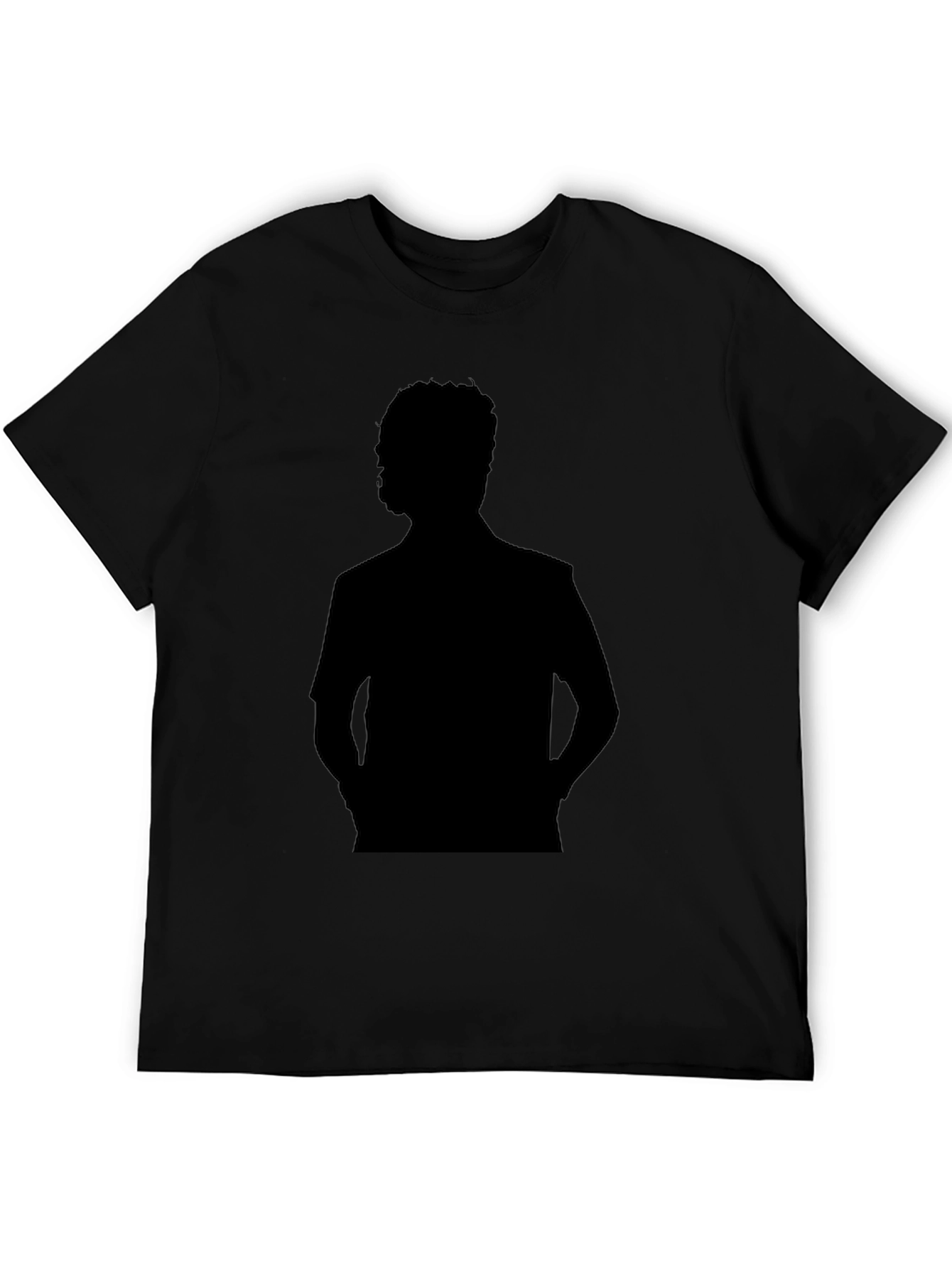 Silhouette Graphic Black T-Shirt - Stylish Casual Wear