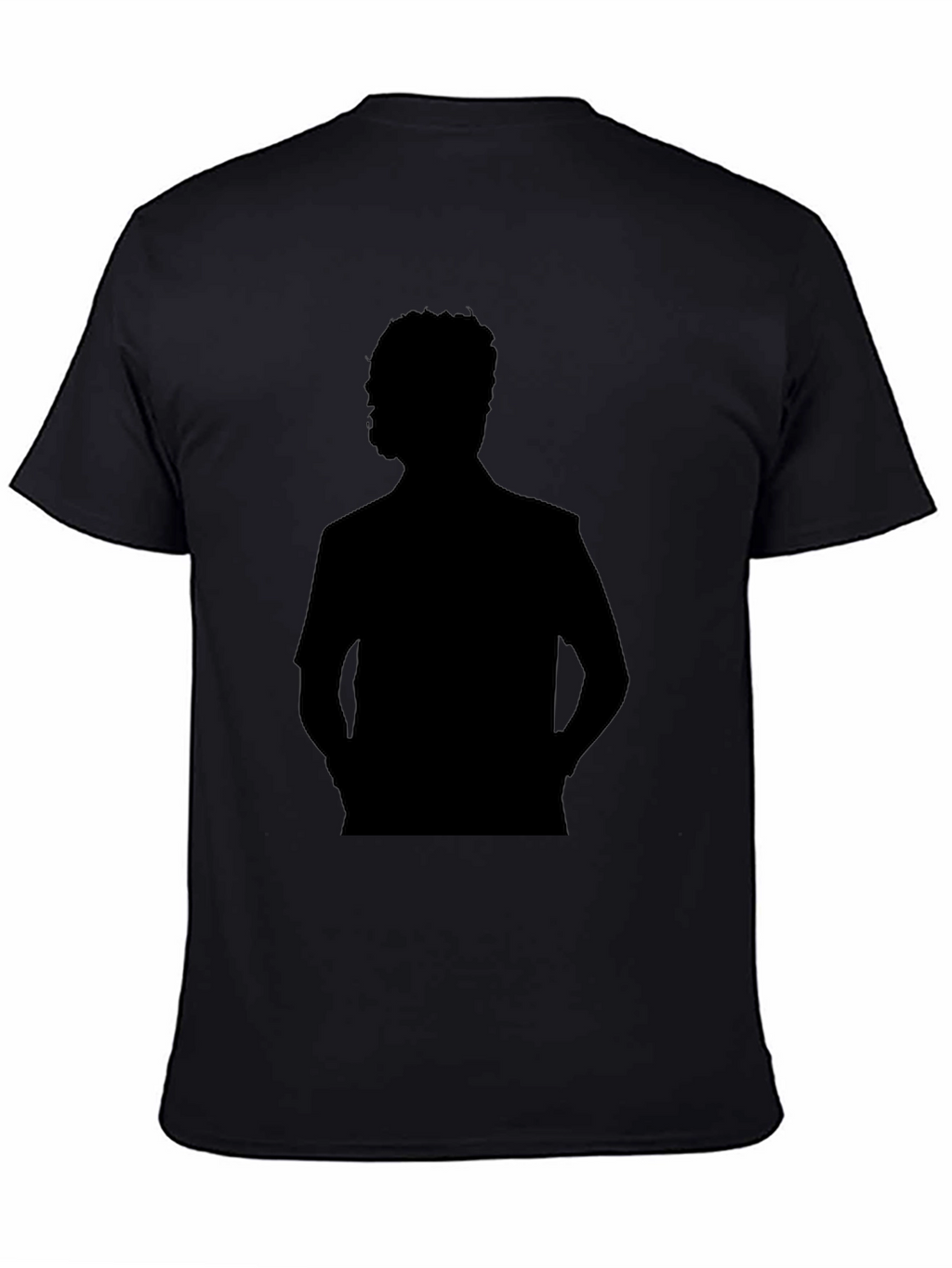 Silhouette Graphic Black T-Shirt - Stylish Casual Wear