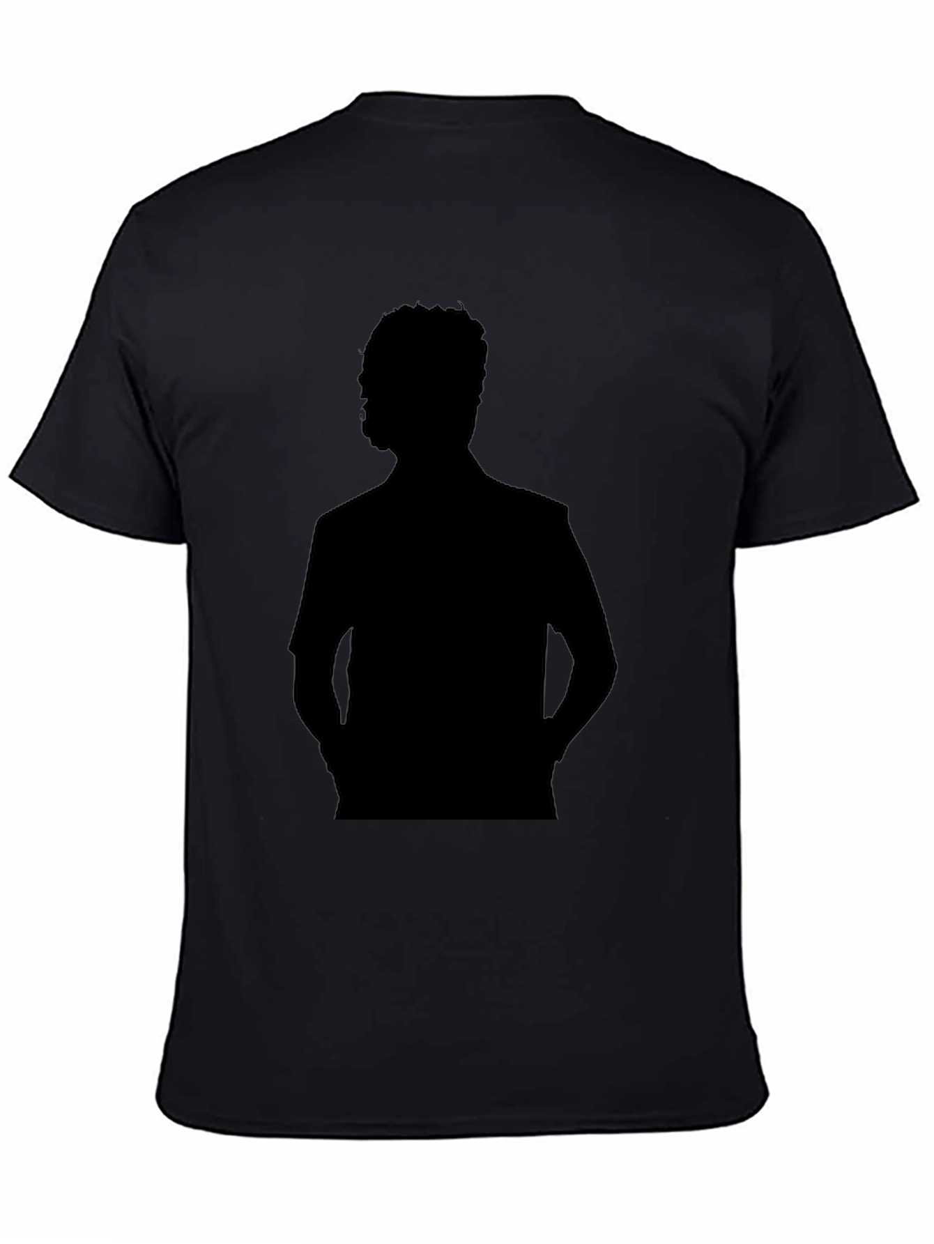 Silhouette Graphic Black T-Shirt - Stylish Casual Wear