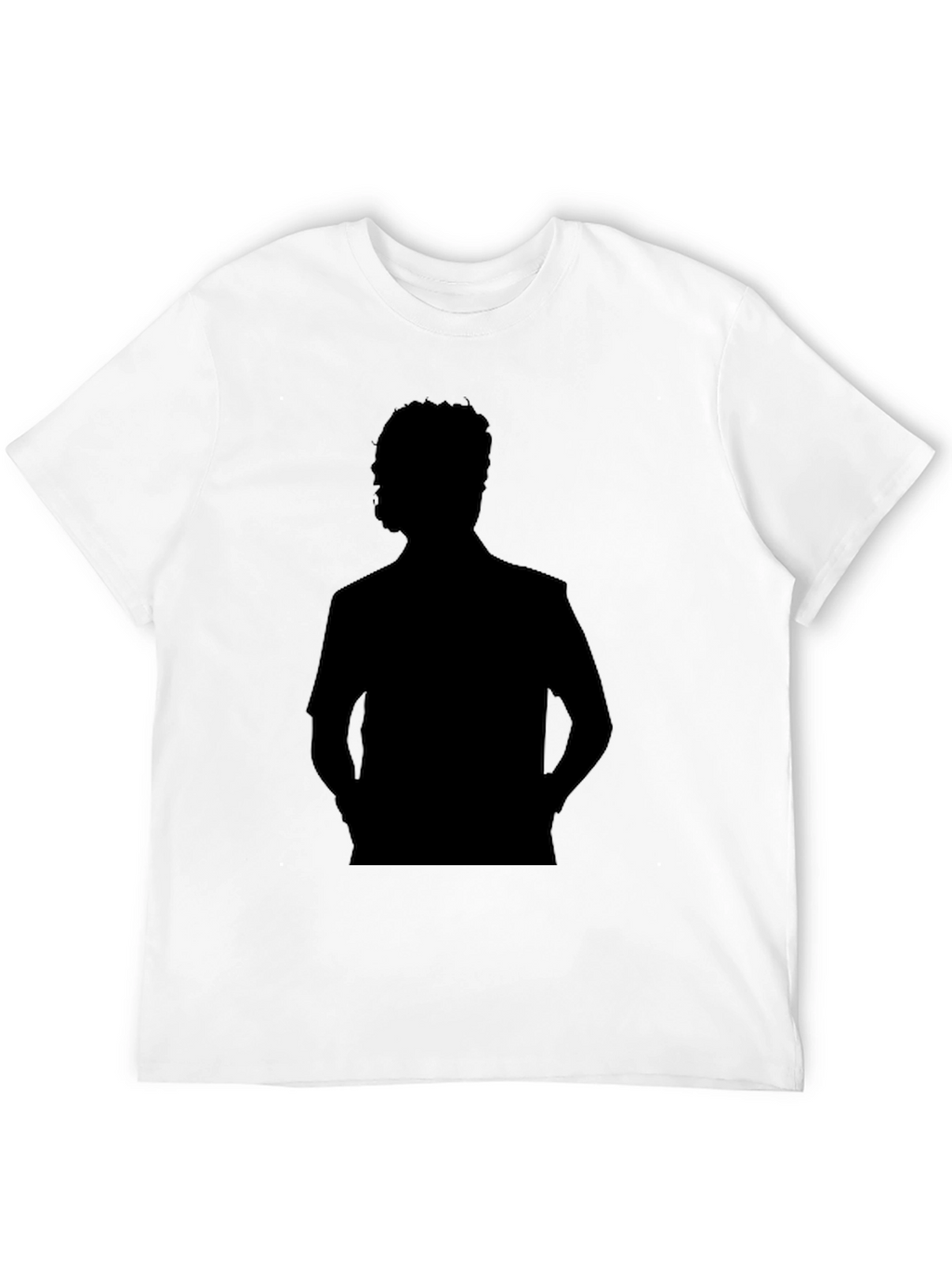 Silhouette Graphic Black T-Shirt - Stylish Casual Wear